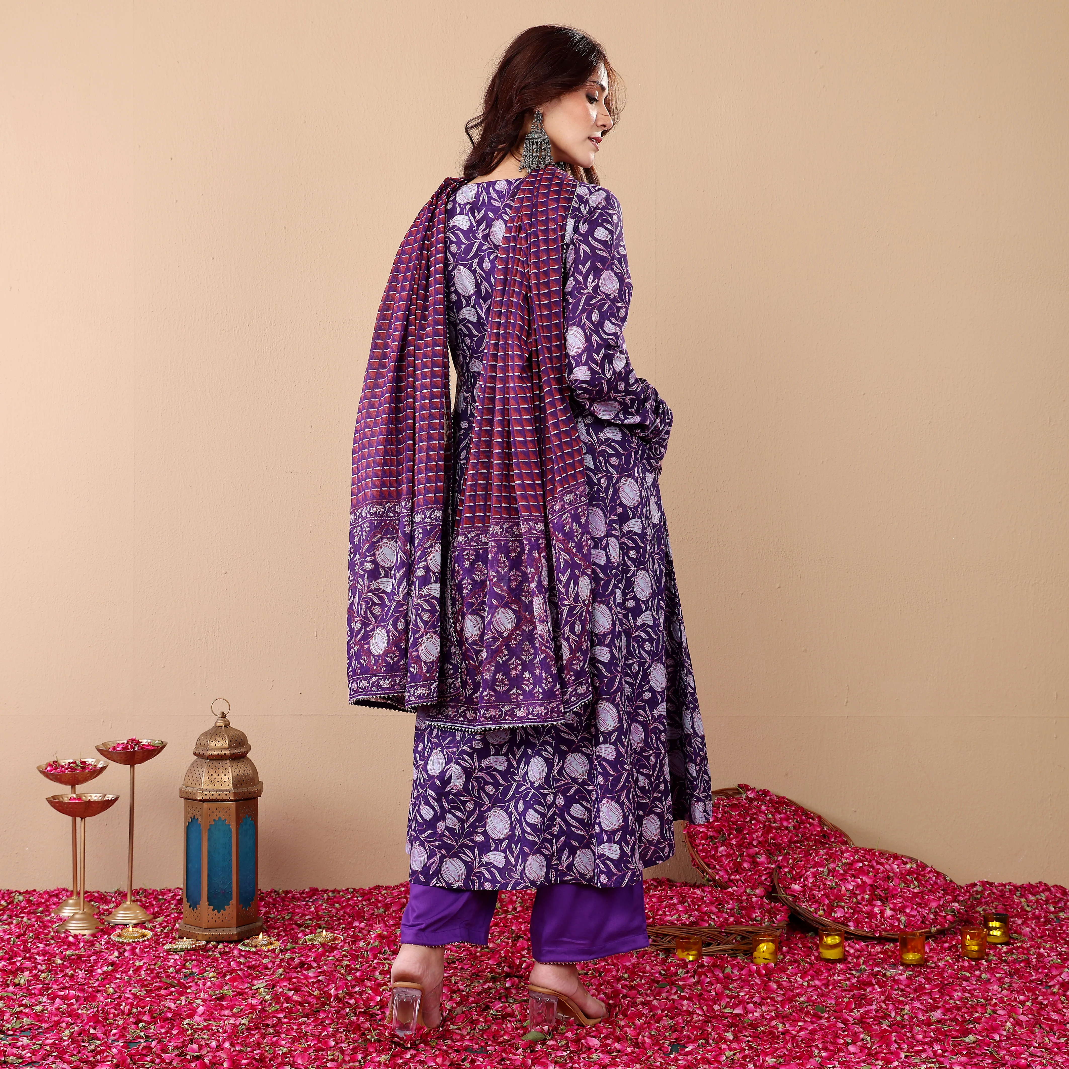 Manika Cotton Kalidar Set - Image 9