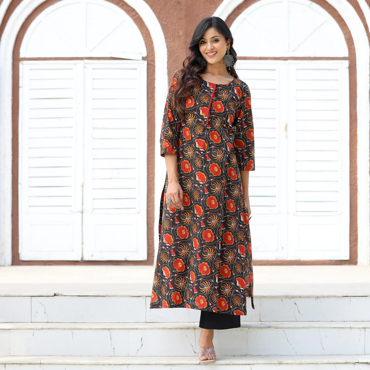 Mannari Straight Cotton Kurta - Image 5