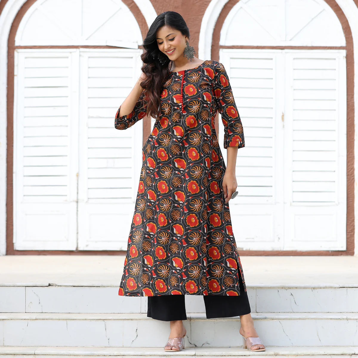 Mannari Straight Cotton Kurta - Image 6