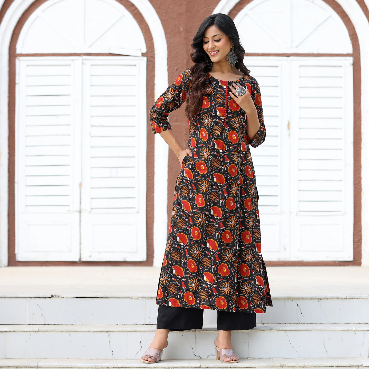Mannari Straight Cotton Kurta - Image 7