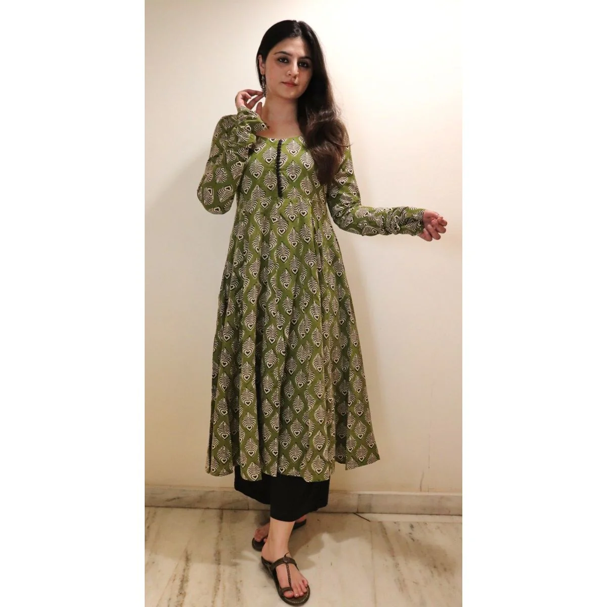 Mansi Hand Block Kurta - Image 3