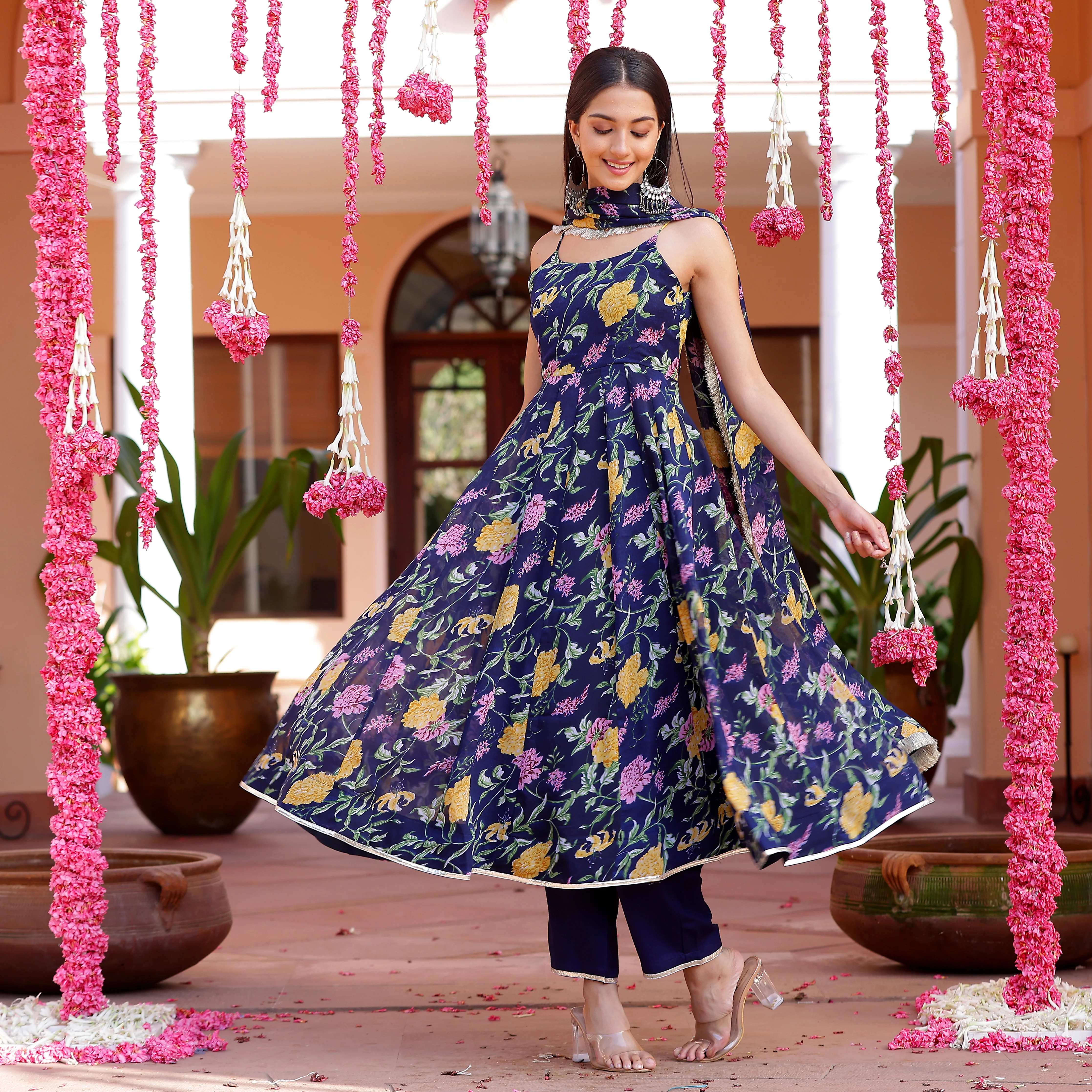 Mastani gota Georgette set - Image 3