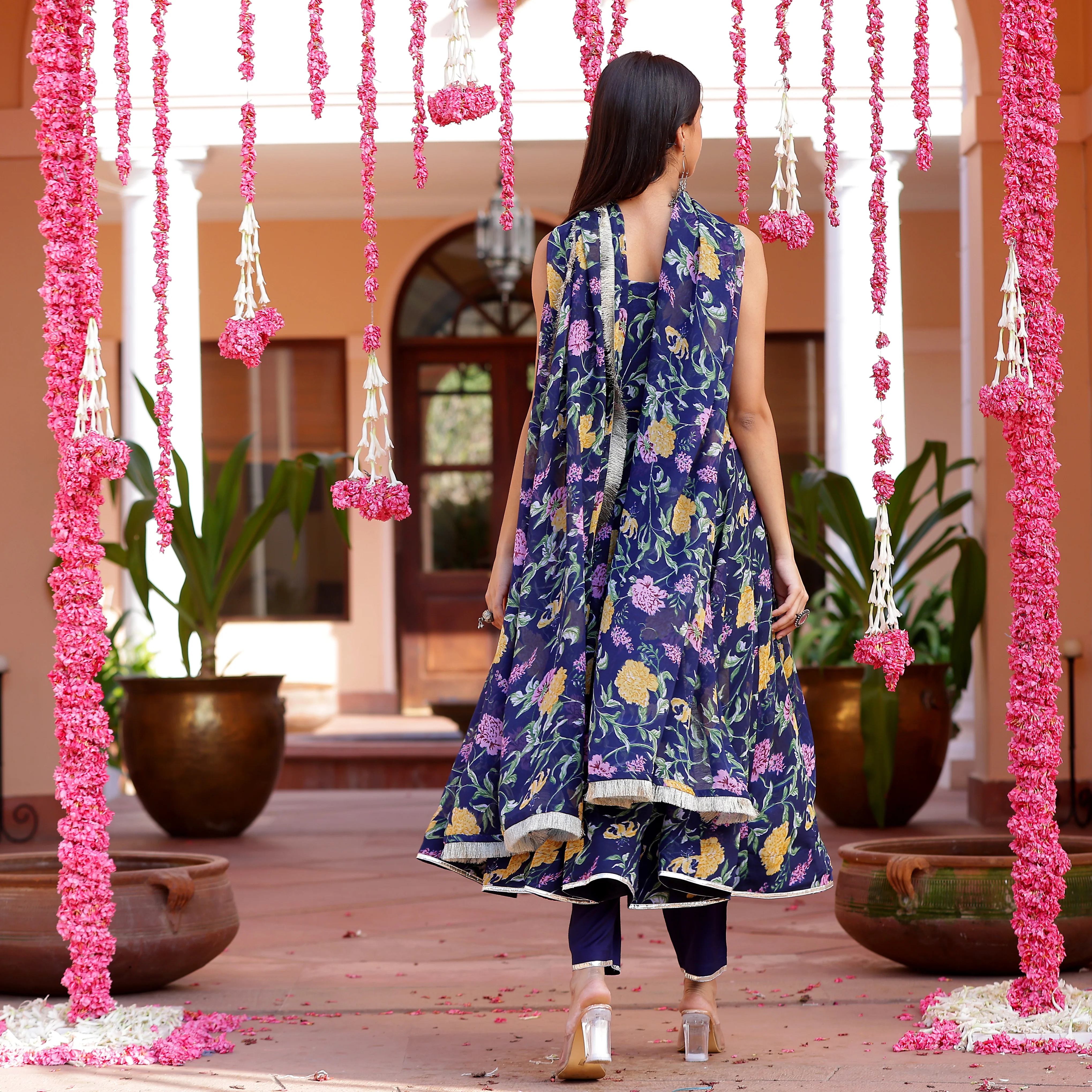 Mastani gota Georgette set - Image 5