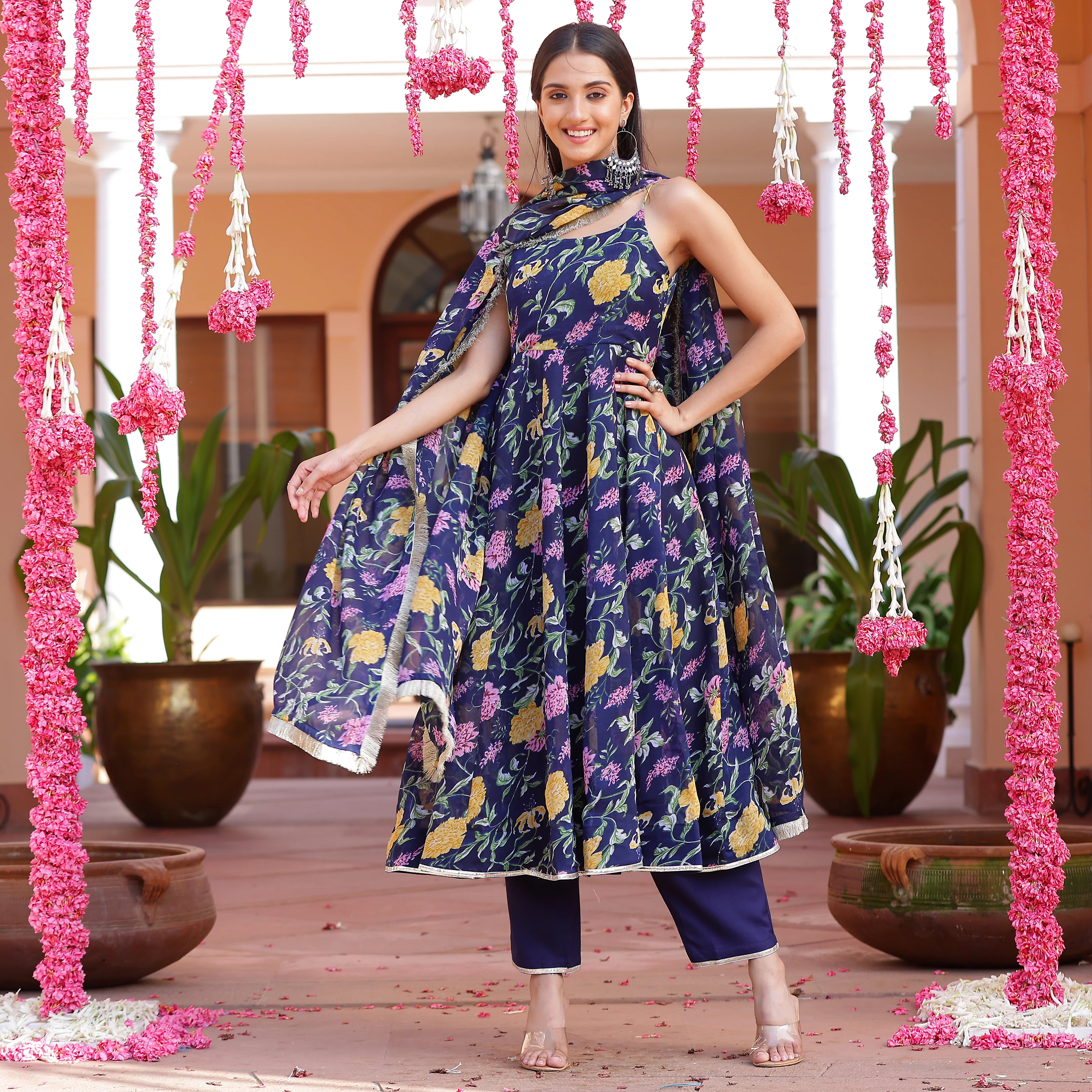 Mastani gota Georgette set - Image 8