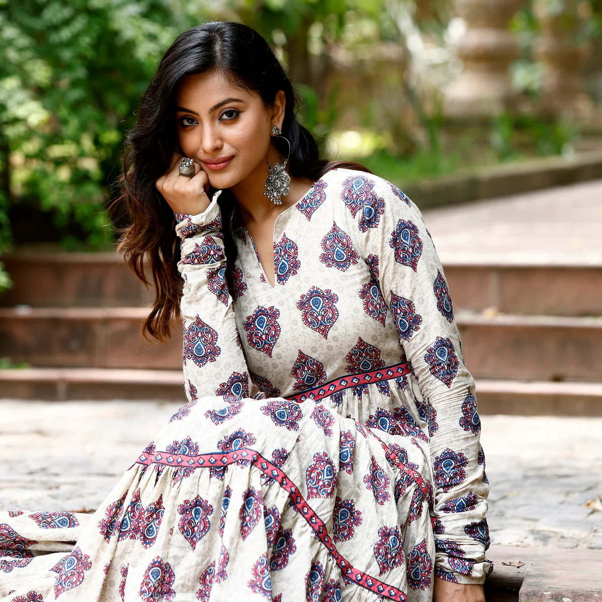 Medha Cotton Printed  Set - Image 2