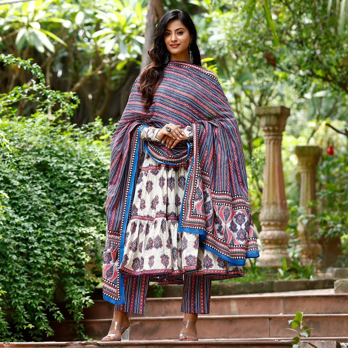 Medha Cotton Printed  Set - Image 5