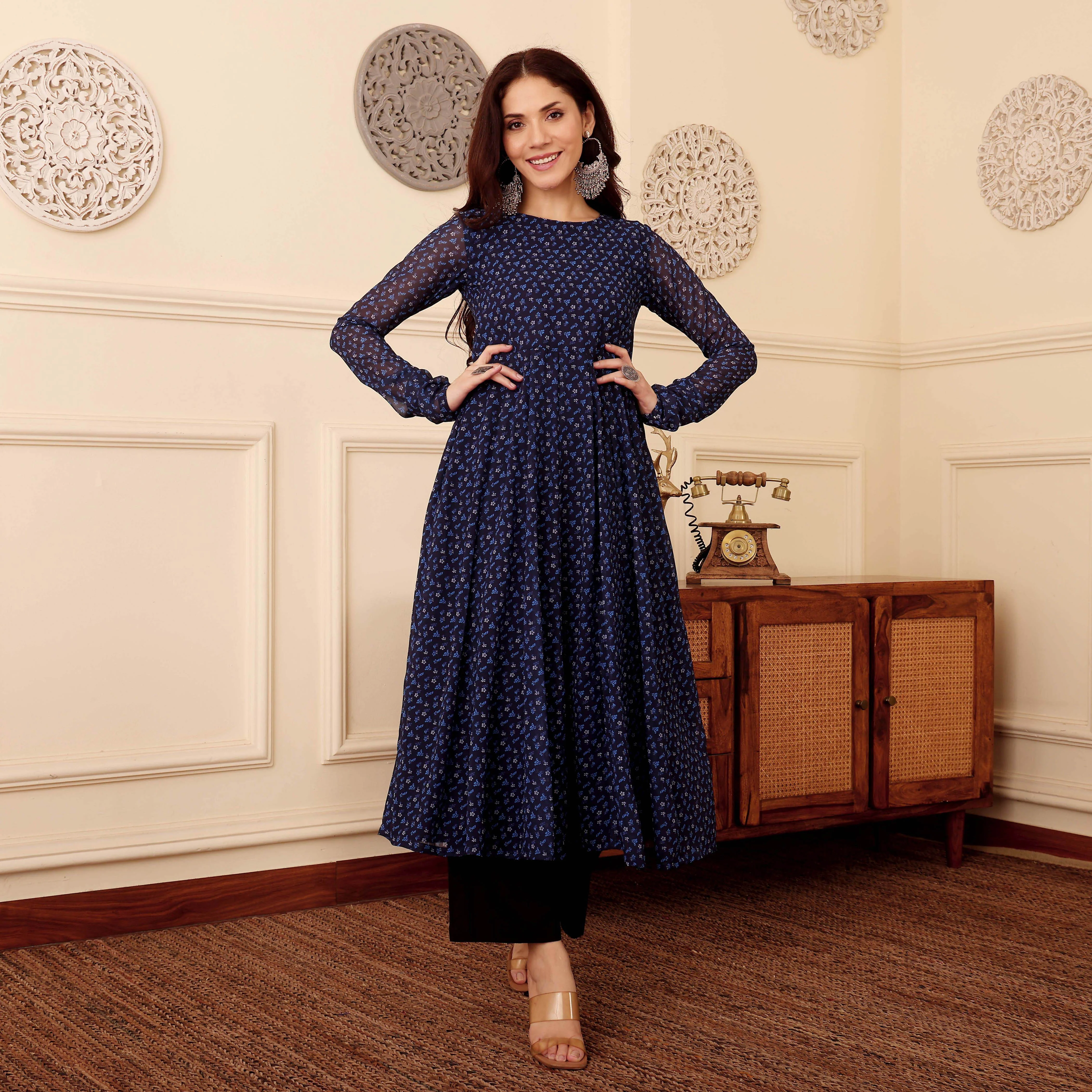 Mita Georgette Kurta - Image 2