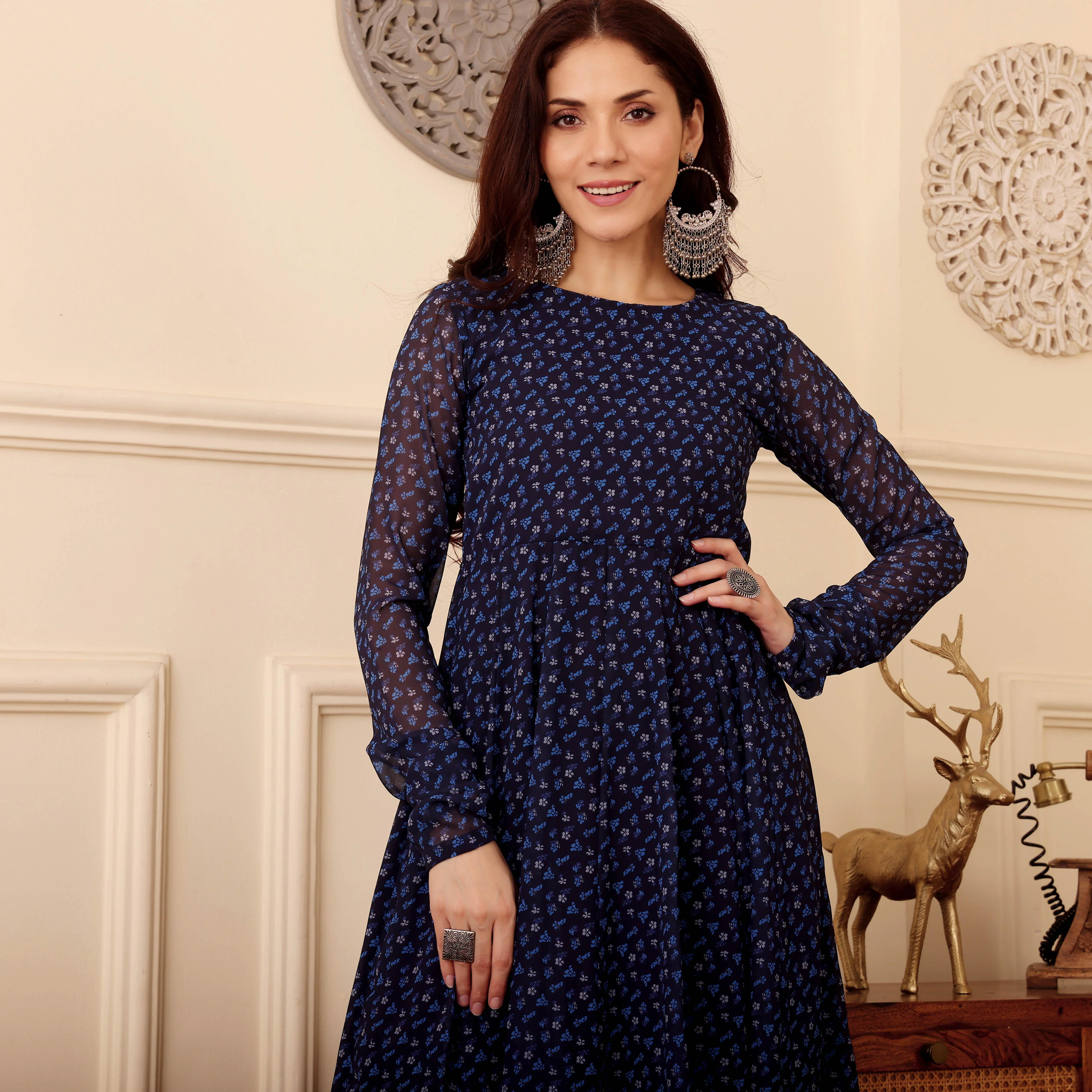 Mita Georgette Kurta - Image 3