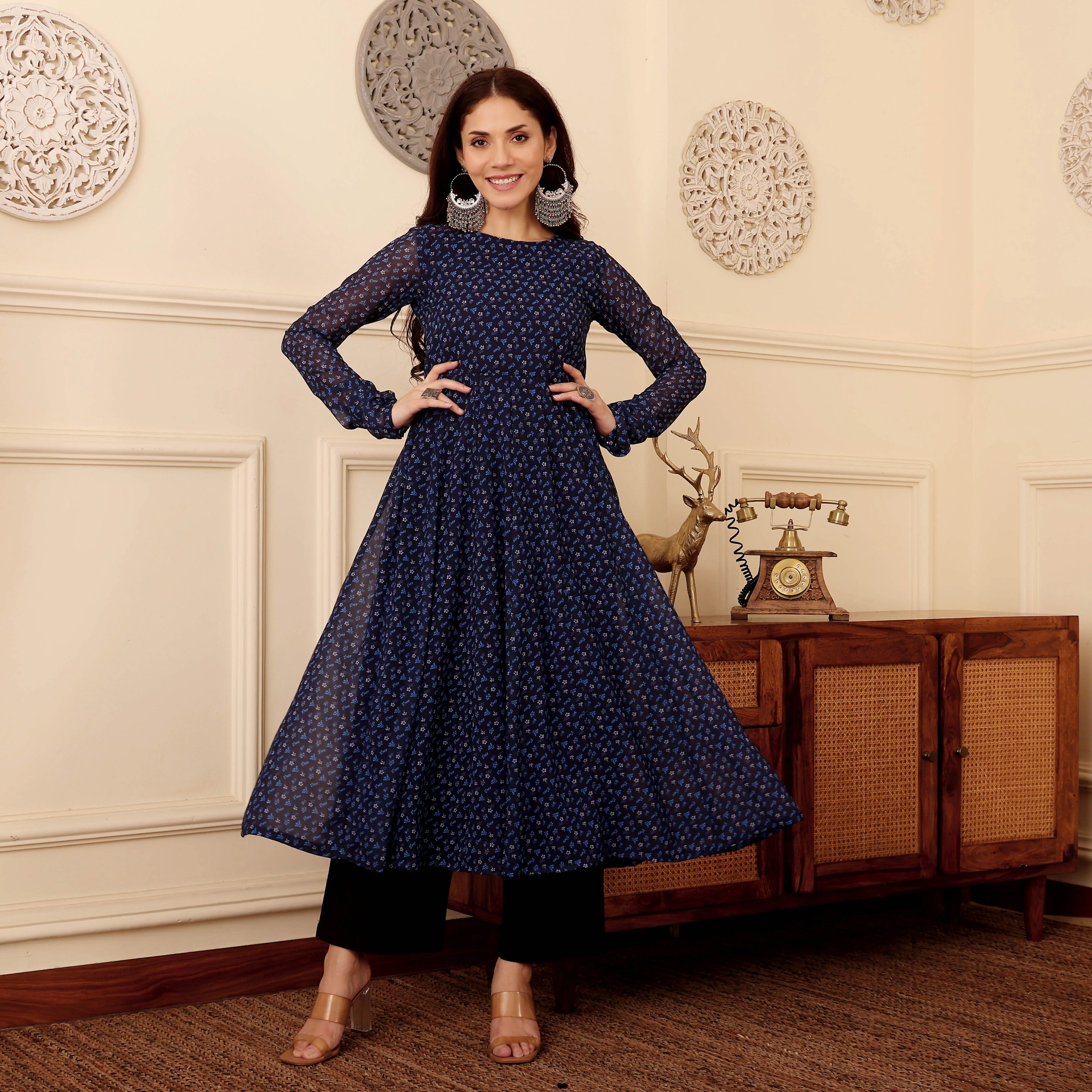 Mita Georgette Kurta - Image 6