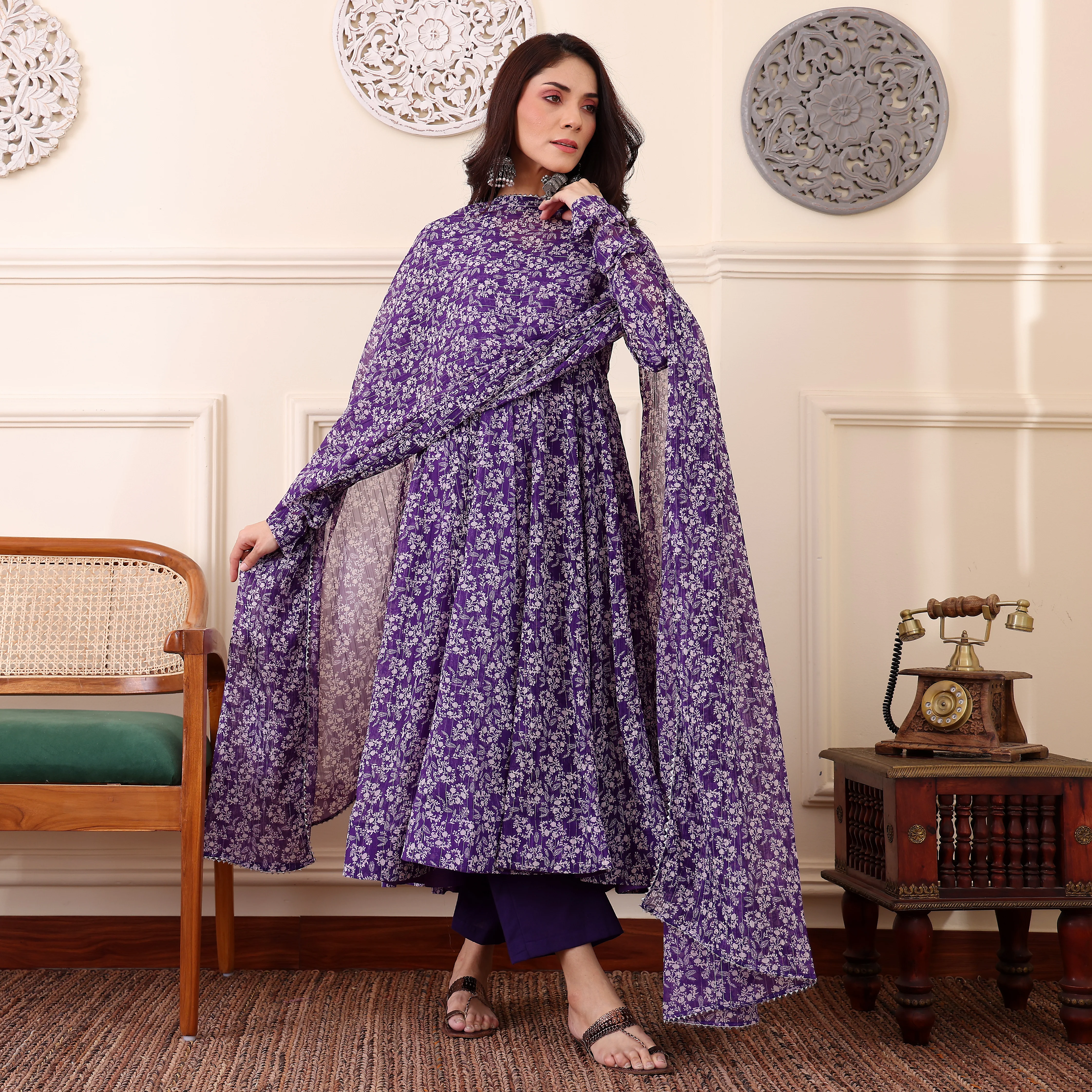 Mohina Kalidaar Georgette Set - Image 8
