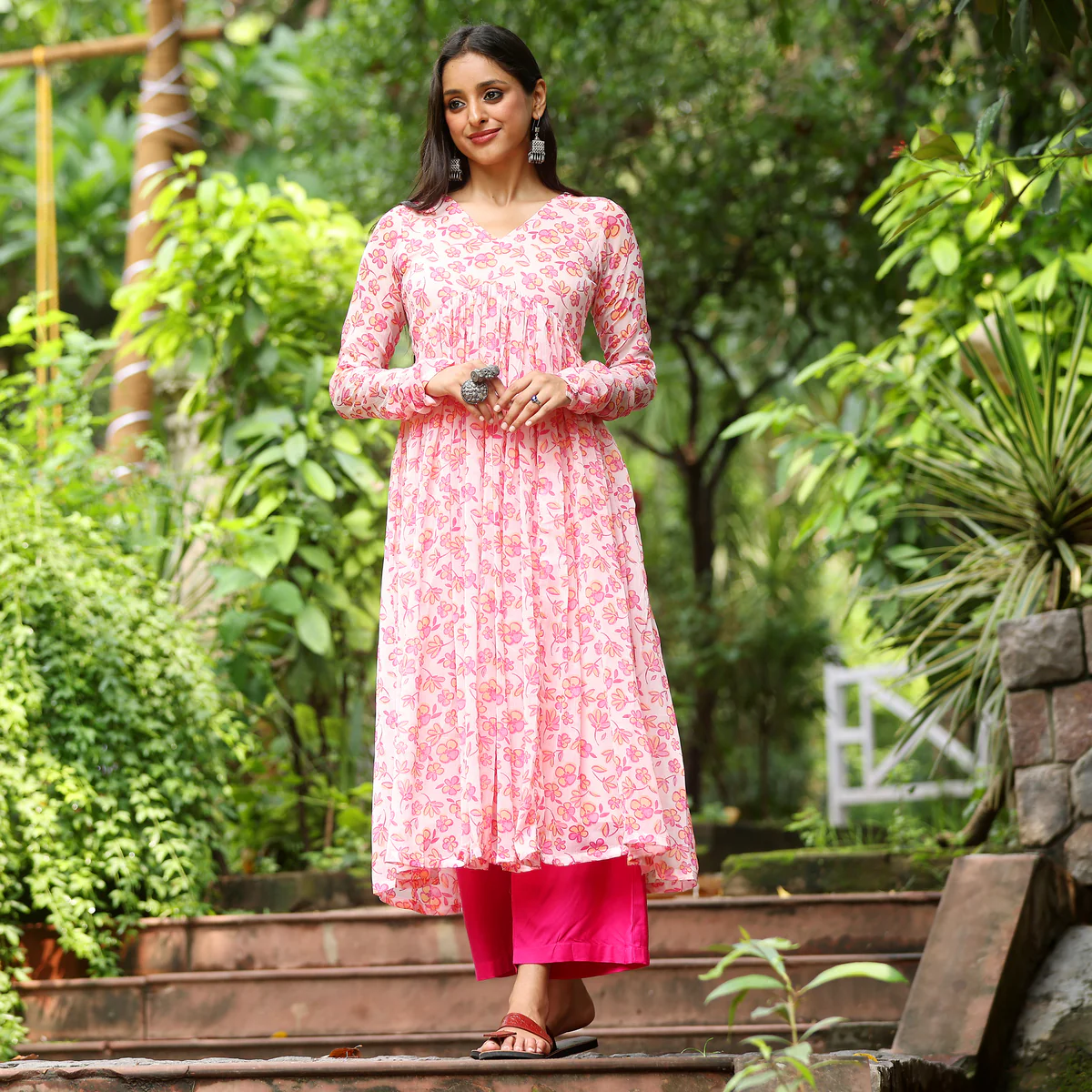 Mudika Georgette Kurta - Image 2