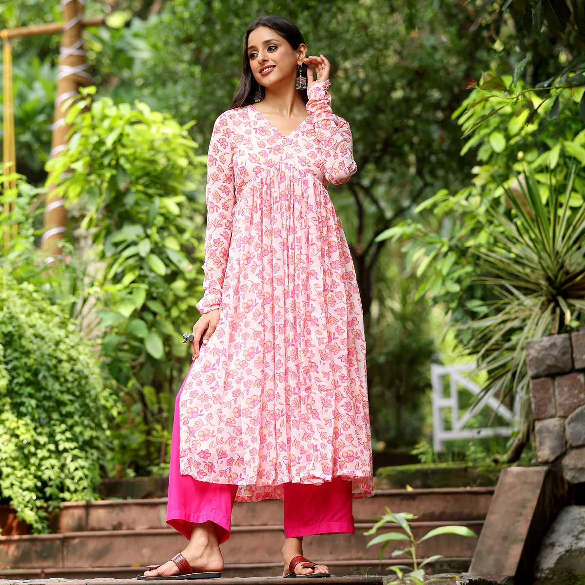 Mudika Georgette Kurta - Image 3
