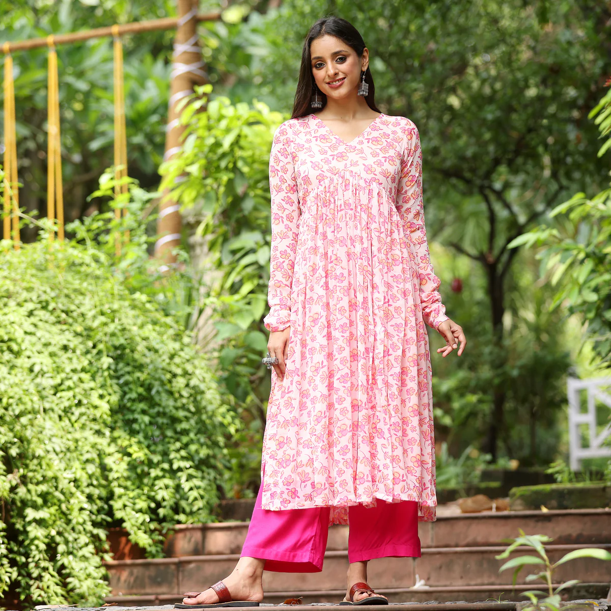 Mudika Georgette Kurta - Image 6