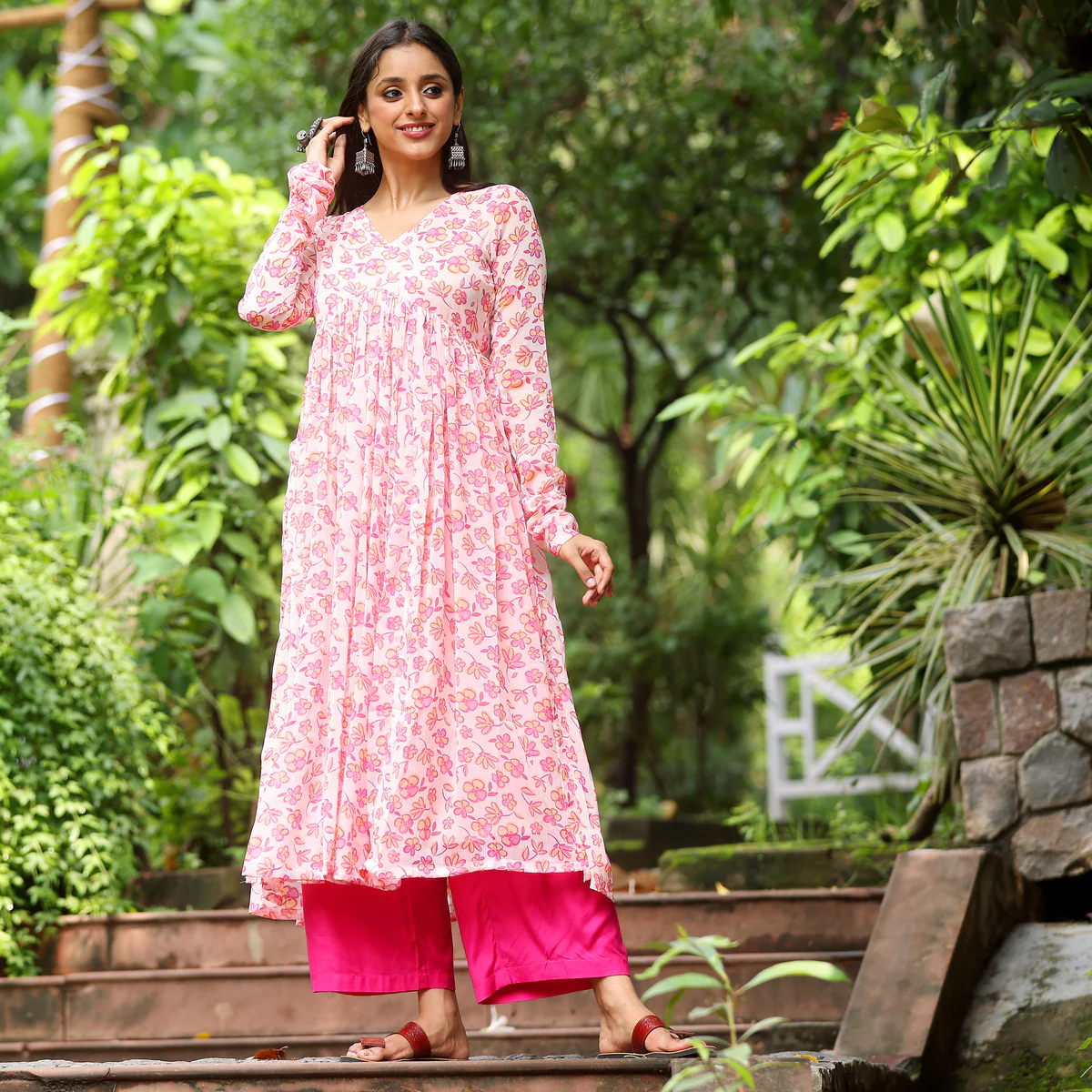 Mudika Georgette Kurta - Image 8