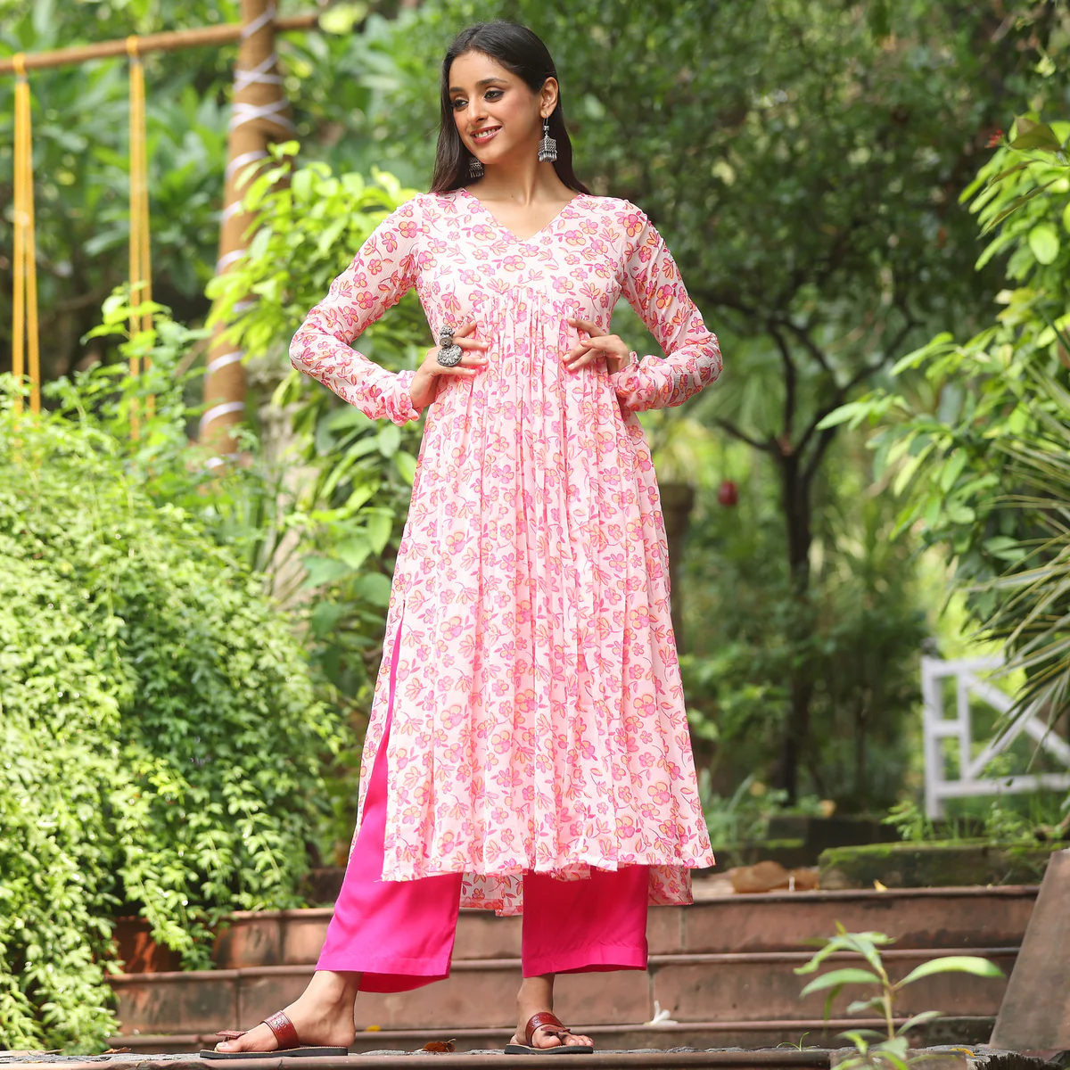 Mudika Georgette Kurta - Image 9