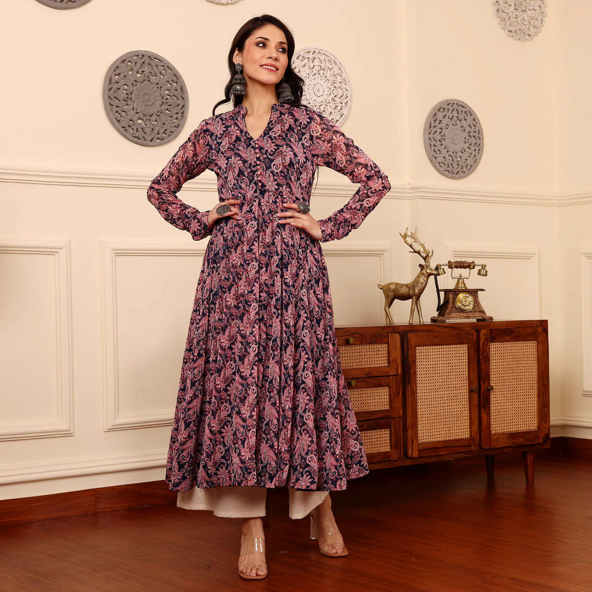 Nahida Georgette Kurta - Image 3