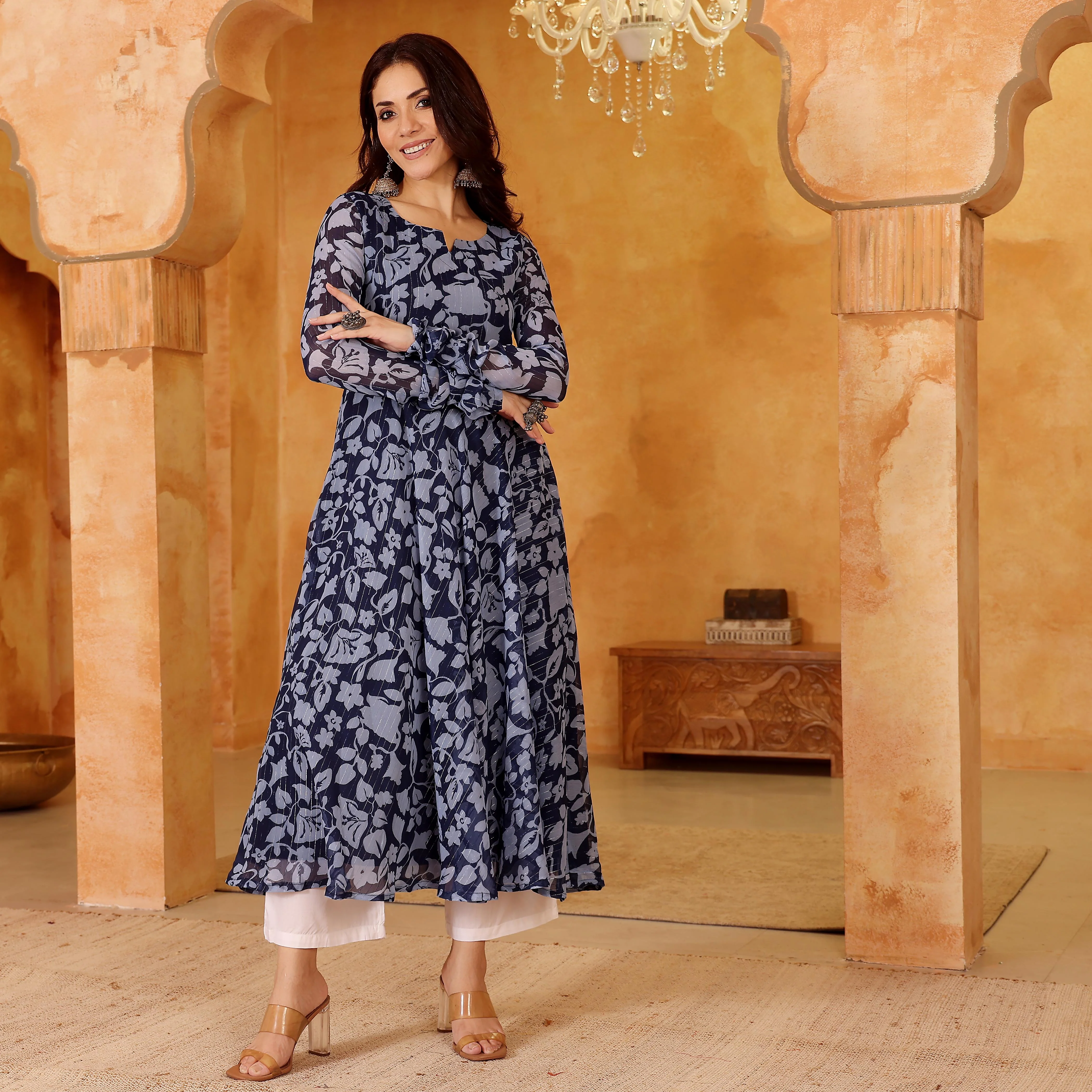 Natiba Georgette Kurta - Image 7