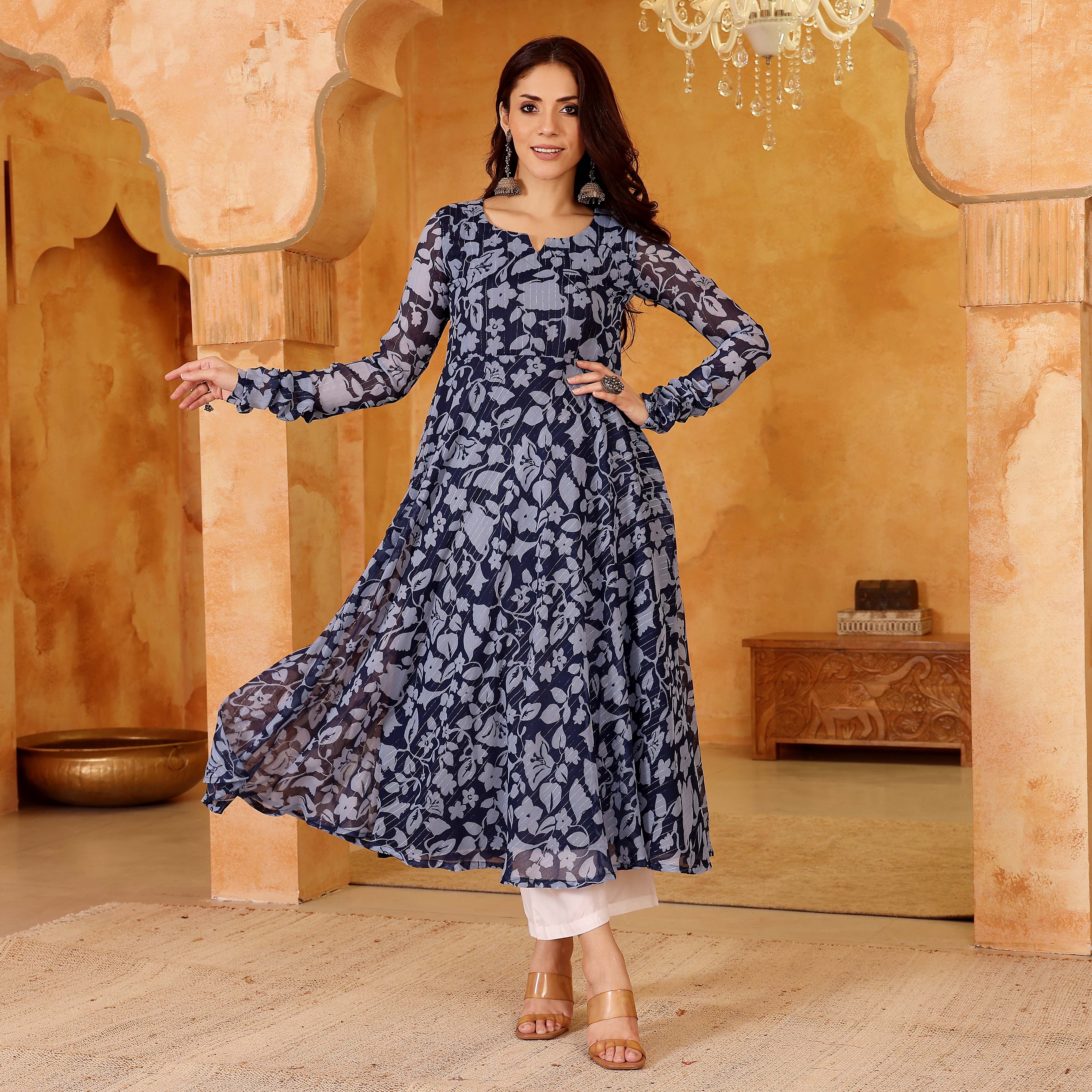 Natiba Georgette Kurta - Image 8