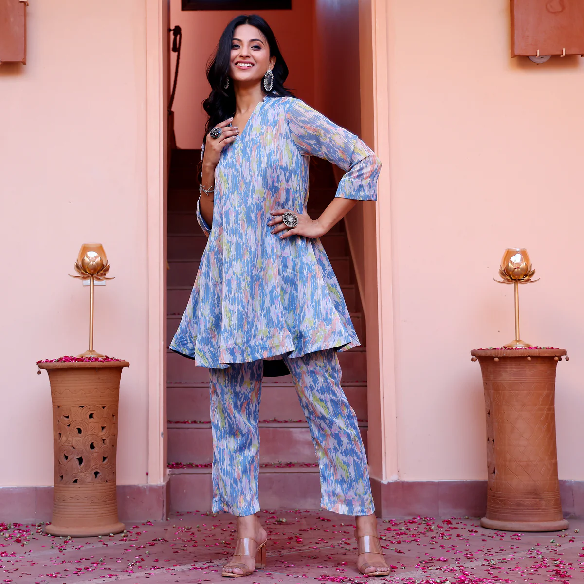 Navyasa Georgette Co-ord set - Image 3