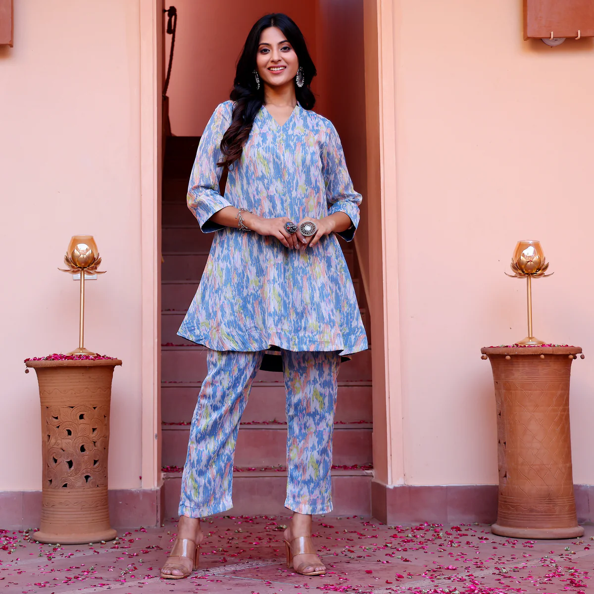 Navyasa Georgette Co-ord set - Image 4