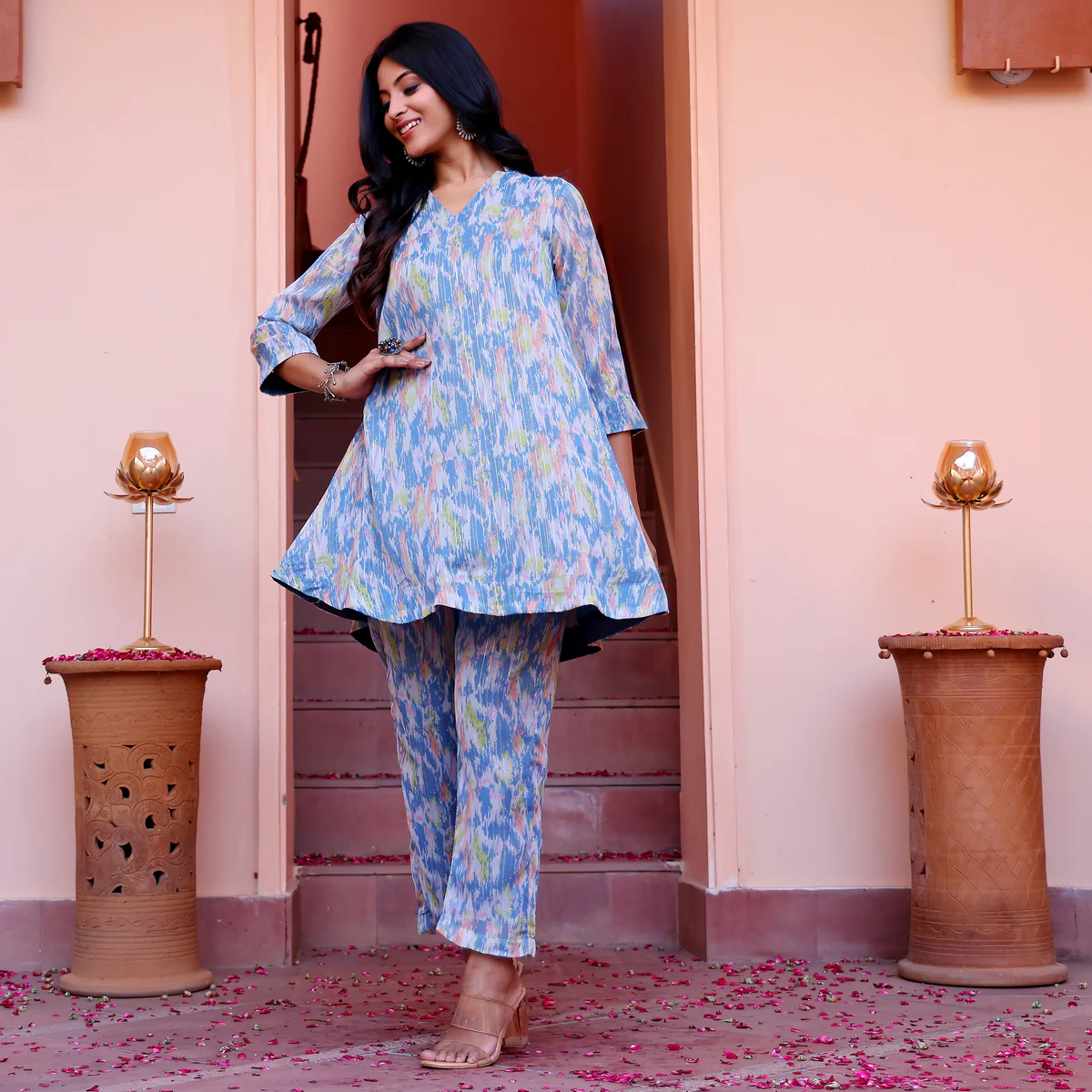 Navyasa Georgette Co-ord set - Image 5
