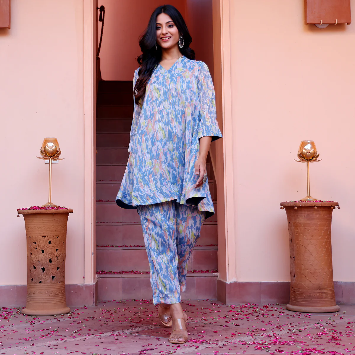 Navyasa Georgette Co-ord set - Image 8