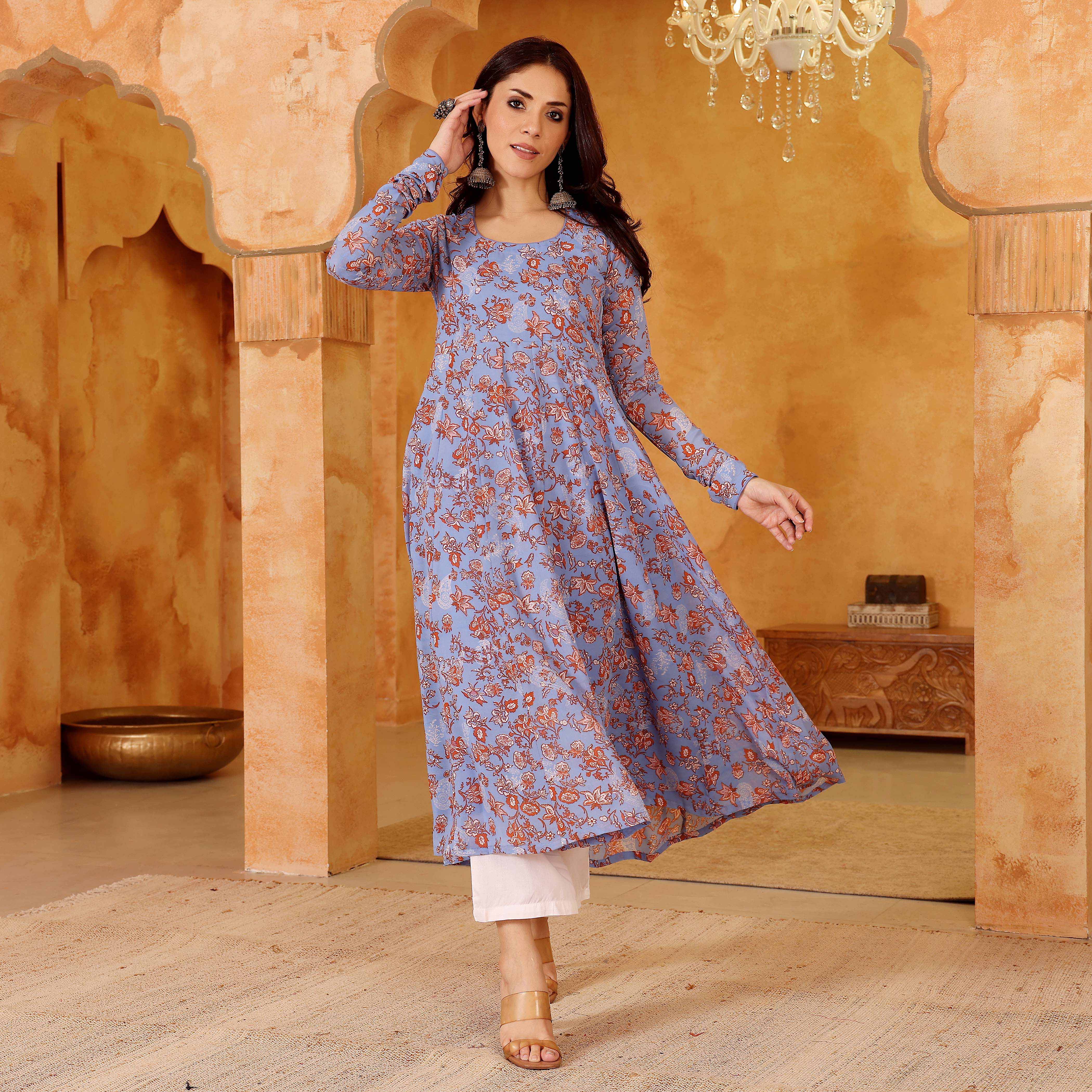 Nayara Georgette Kurta - Image 5