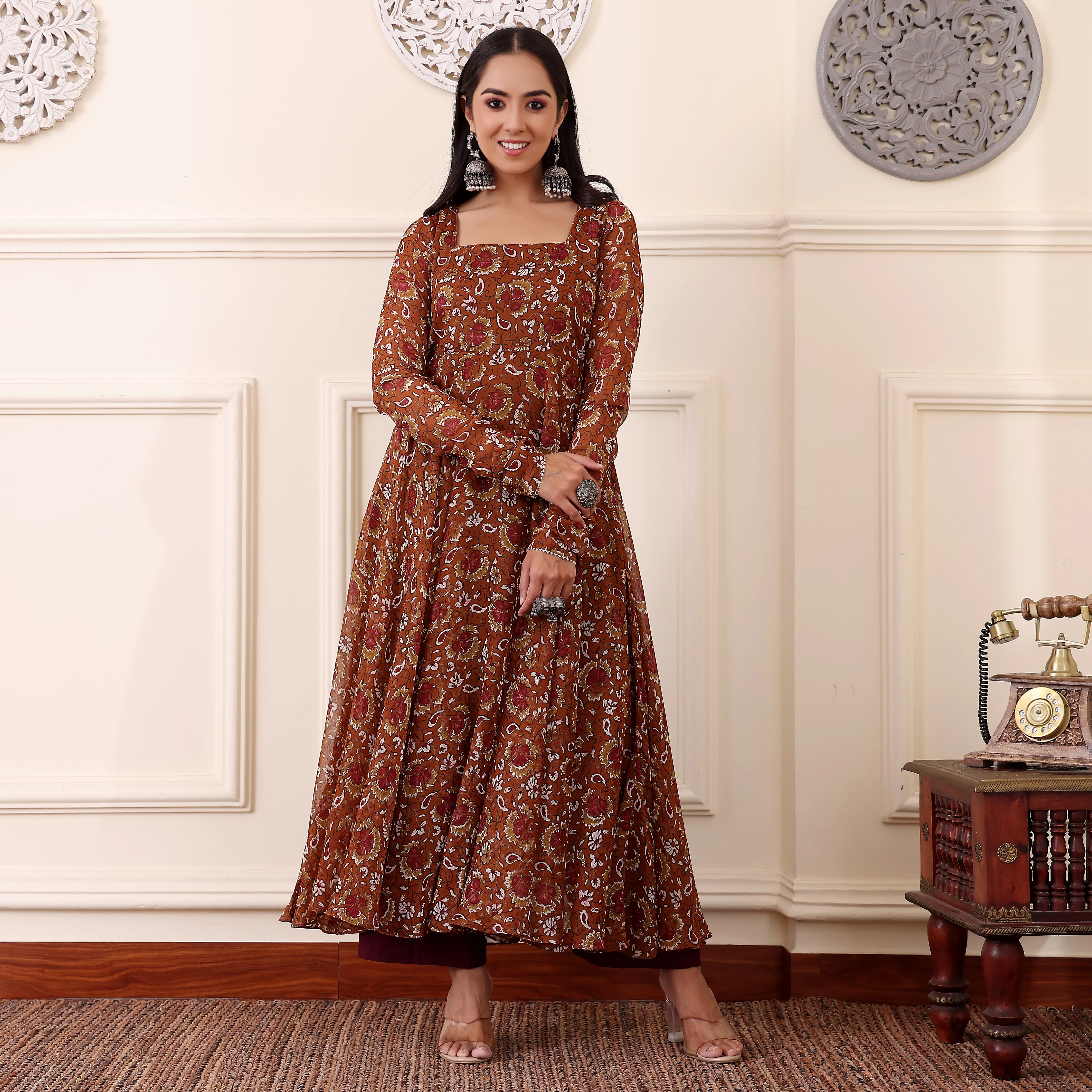 Nayika Georgette Gher Kurta - Image 4