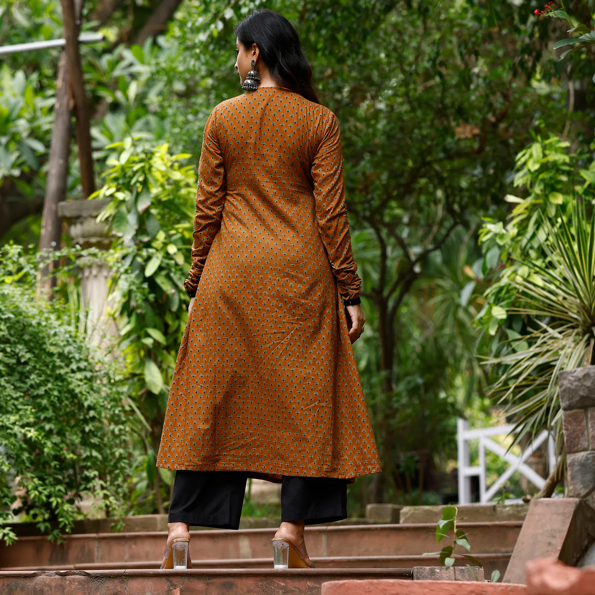 Neria Flare Cotton Kurta - Image 8