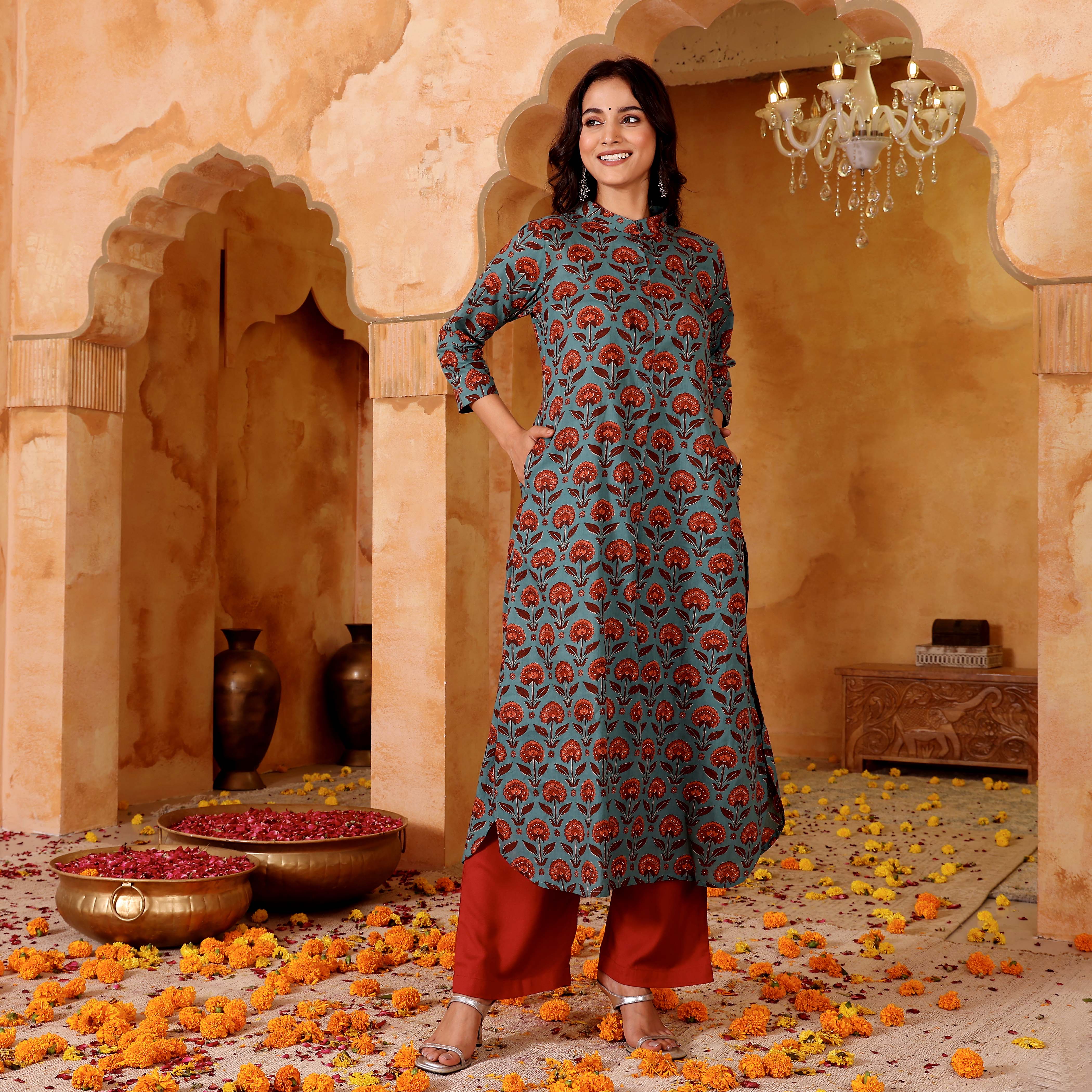 Nhria Cotton Kurta - Image 4
