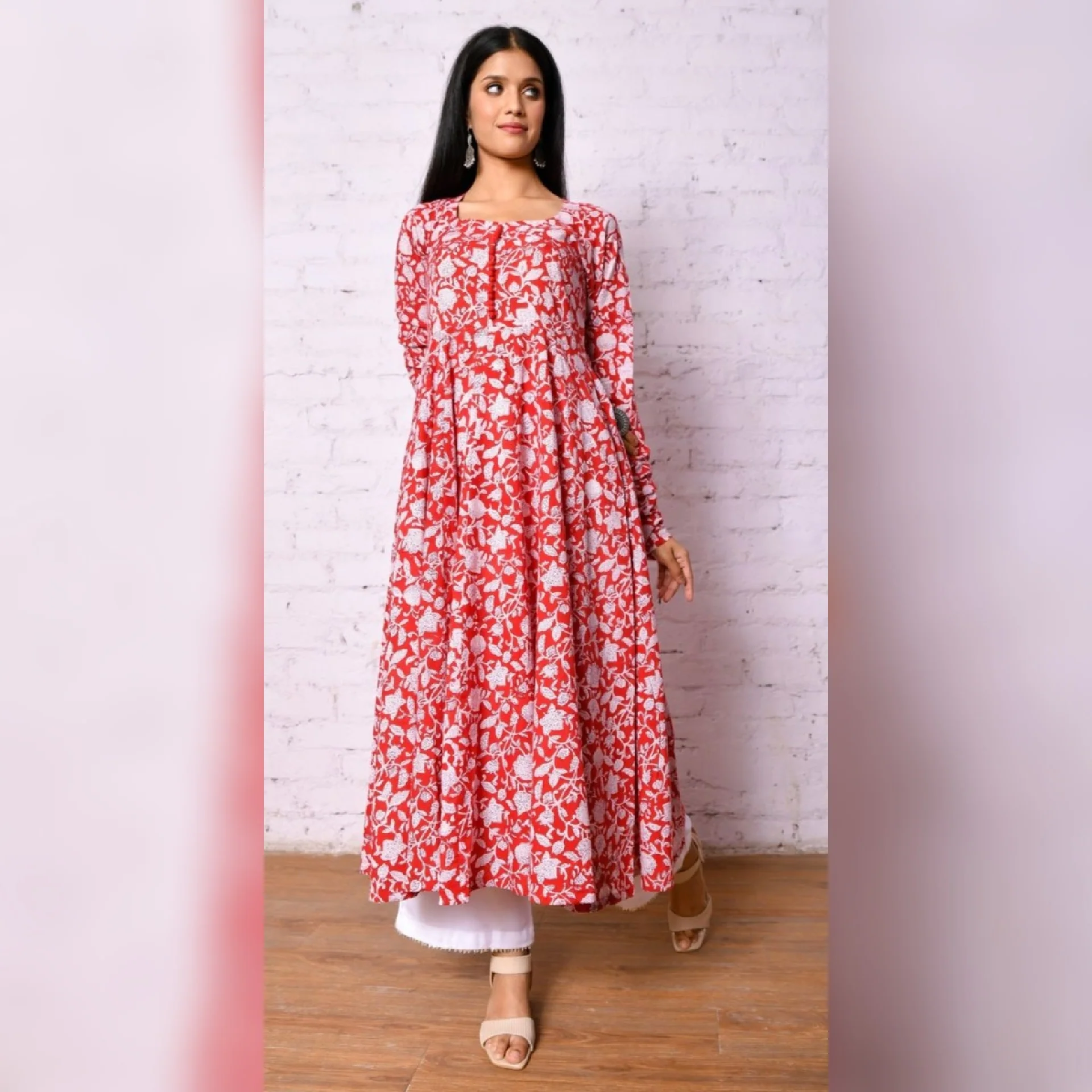 Nidhi hand block kameez - Image 2
