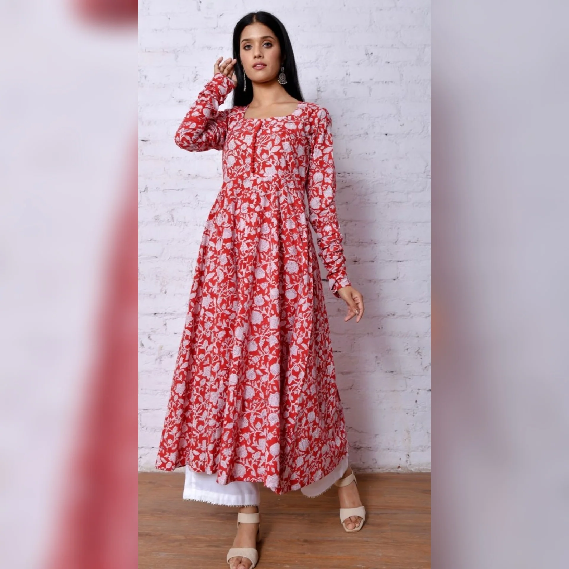 Nidhi hand block kameez - Image 4
