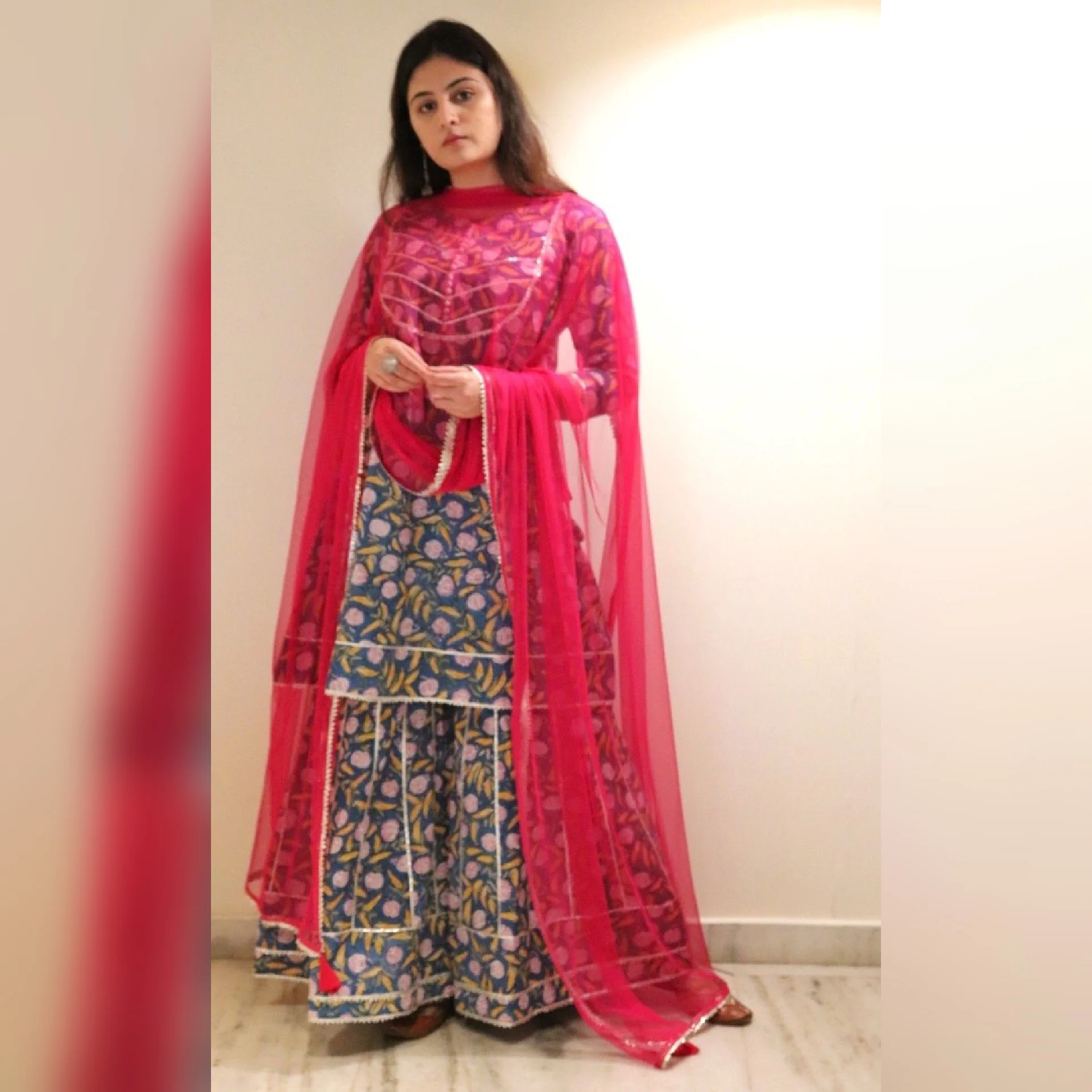 Niharika hand block printed set - Image 4