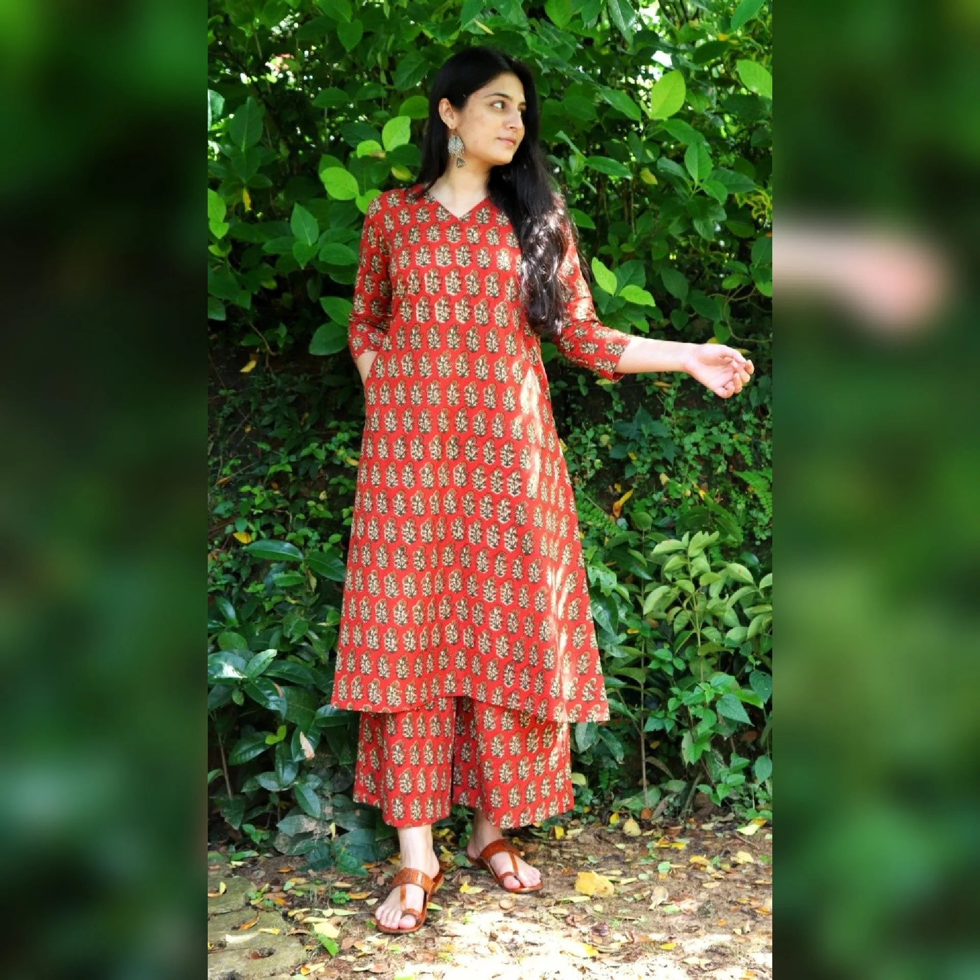 Nirali Hand Block Printed Set - Image 2