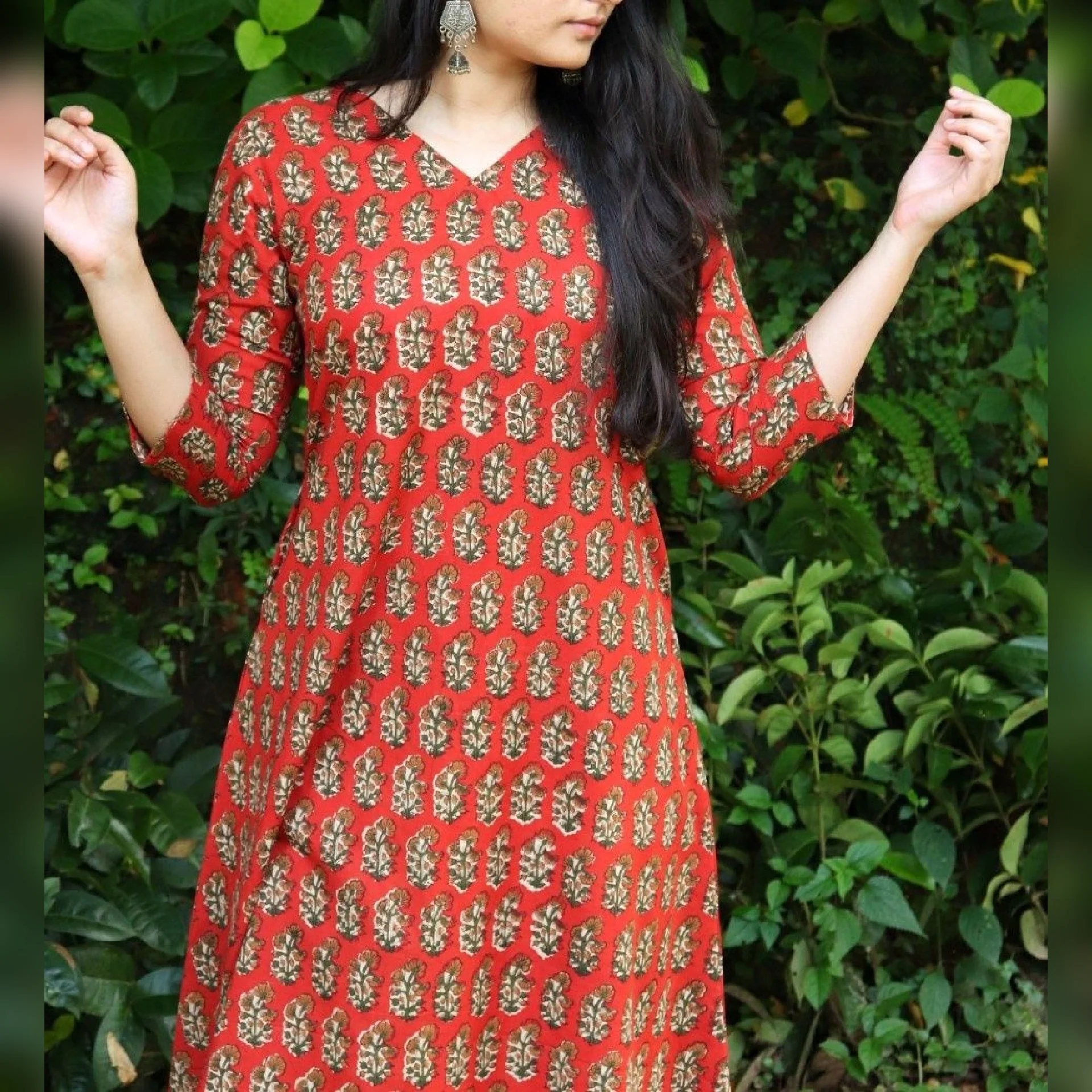 Nirali Hand Block Printed Set - Image 3