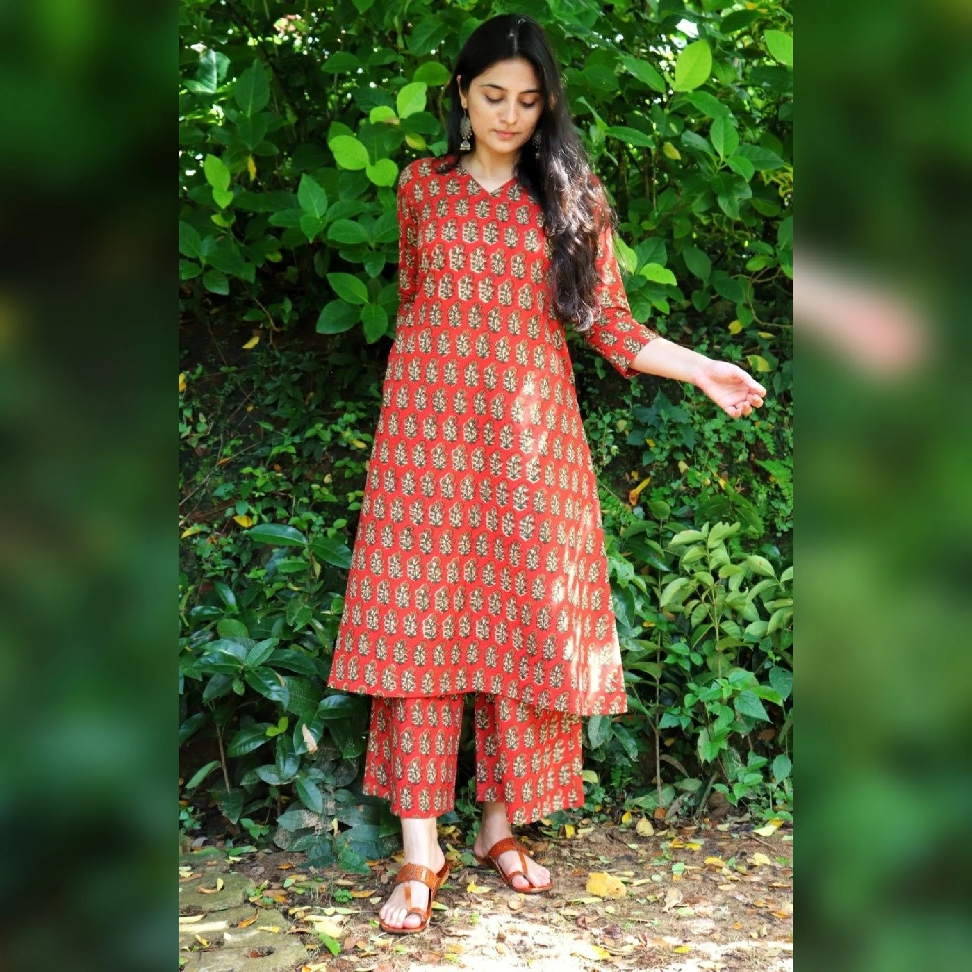 Nirali Hand Block Printed Set - Image 4