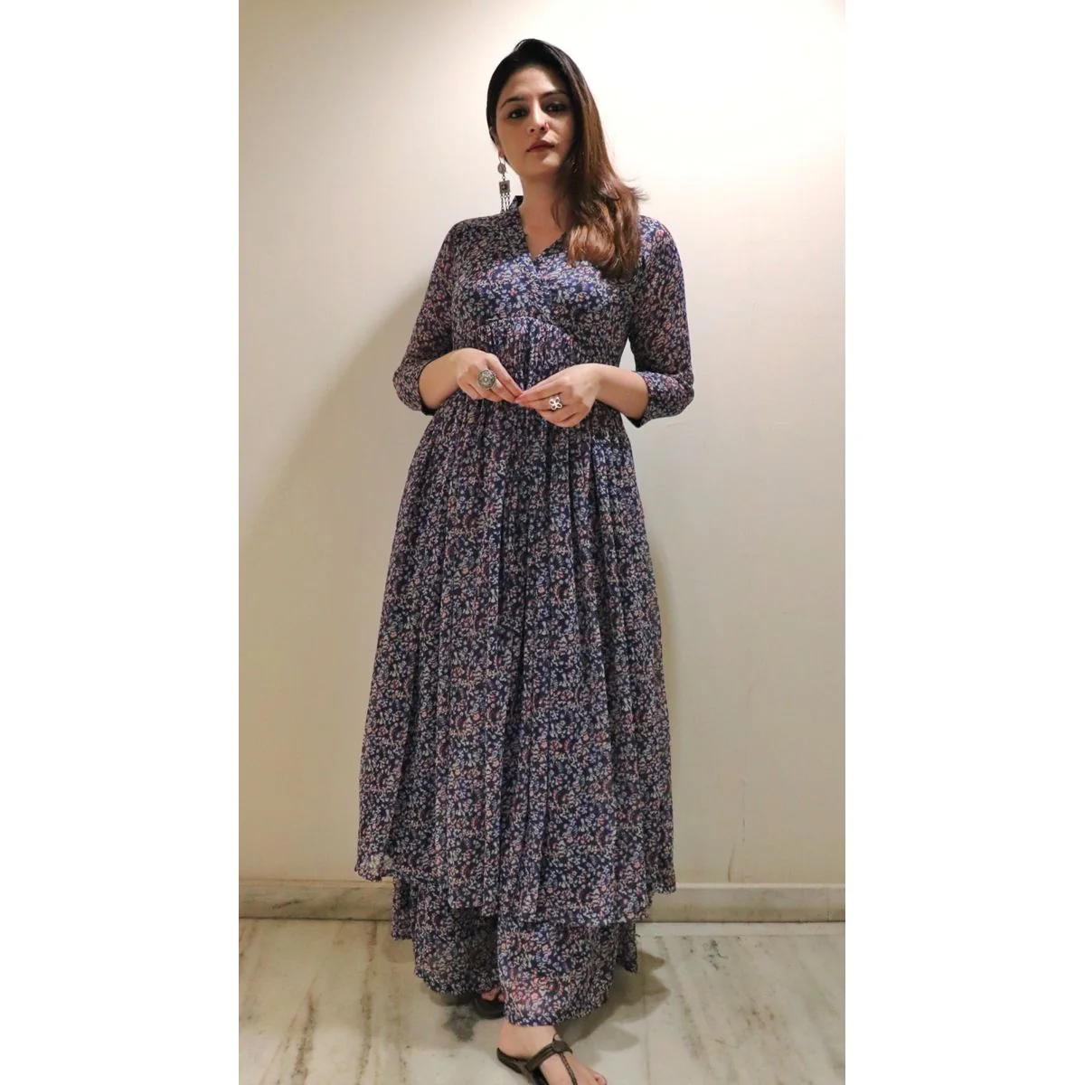 Nitika Flare Georgette set - Image 3