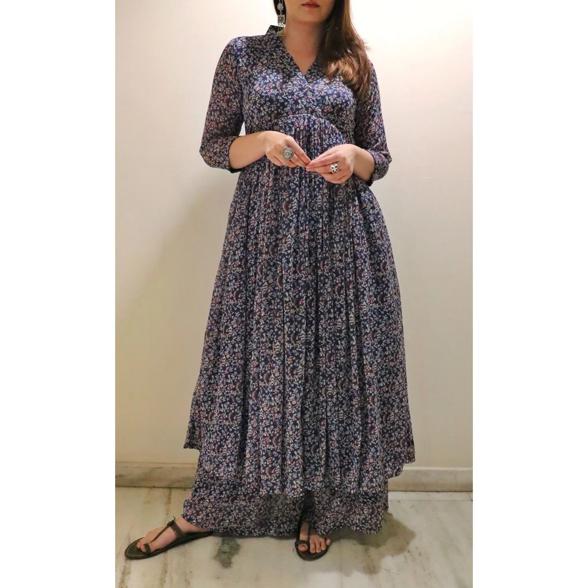 Nitika Flare Georgette set - Image 4