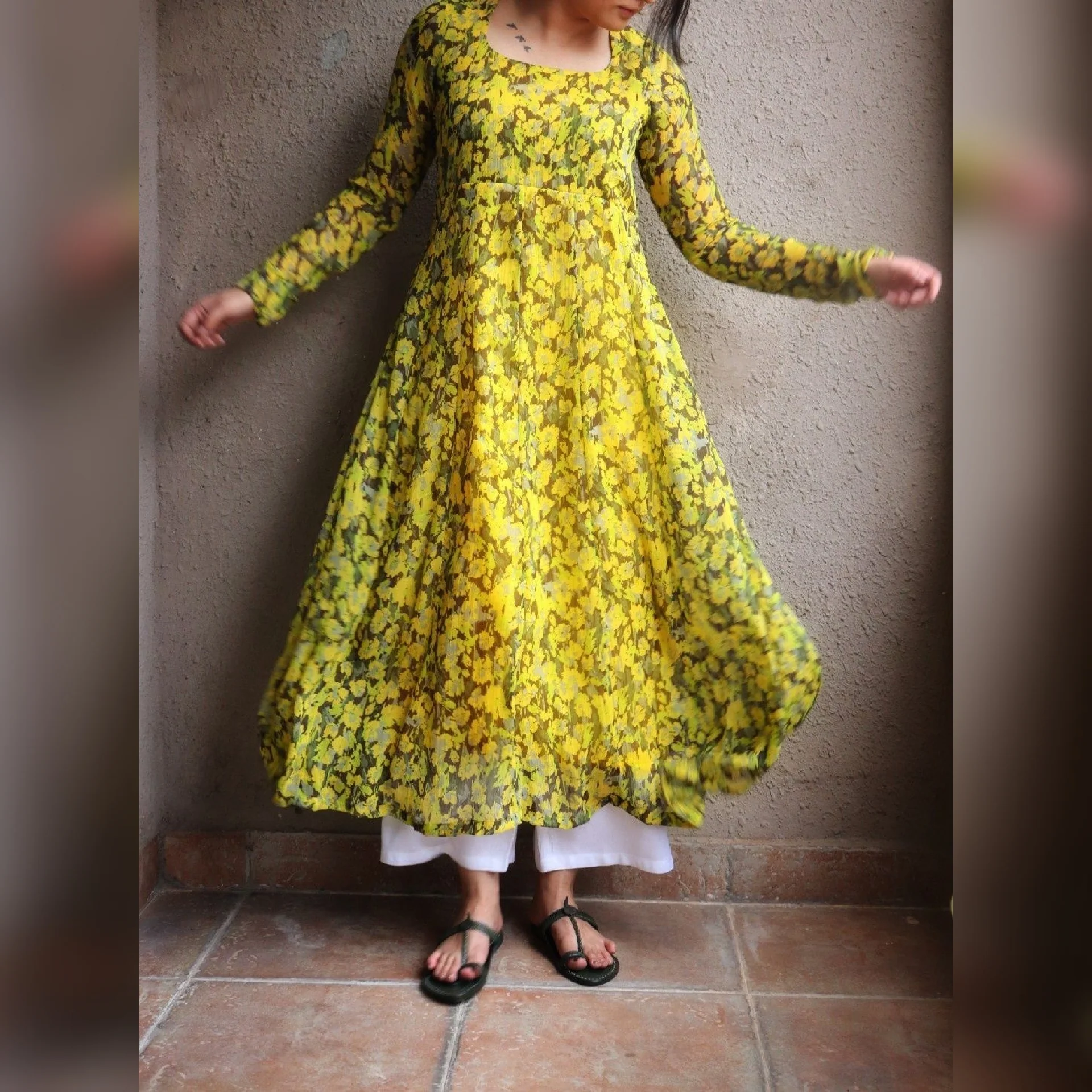 Noorie Chiffon Kurta - Image 3