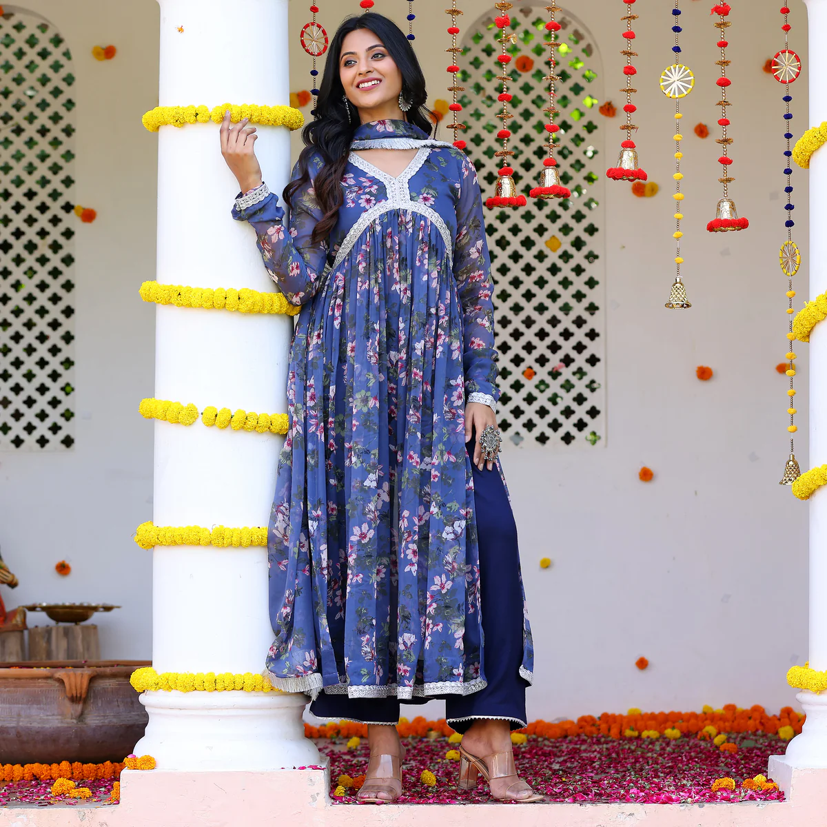 Paakiza Chiffon  Set - Image 8