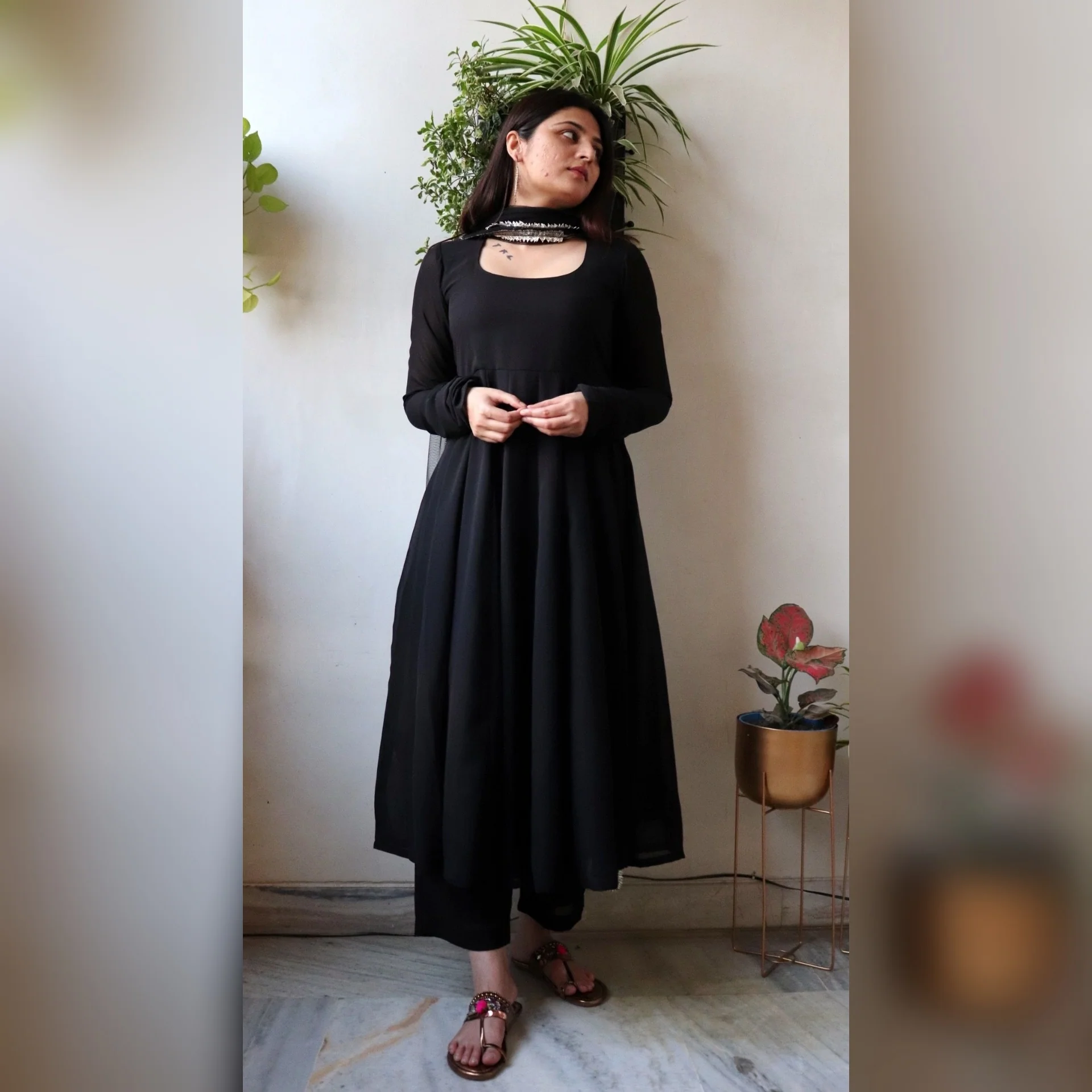 Parina Black Gher set - Image 3