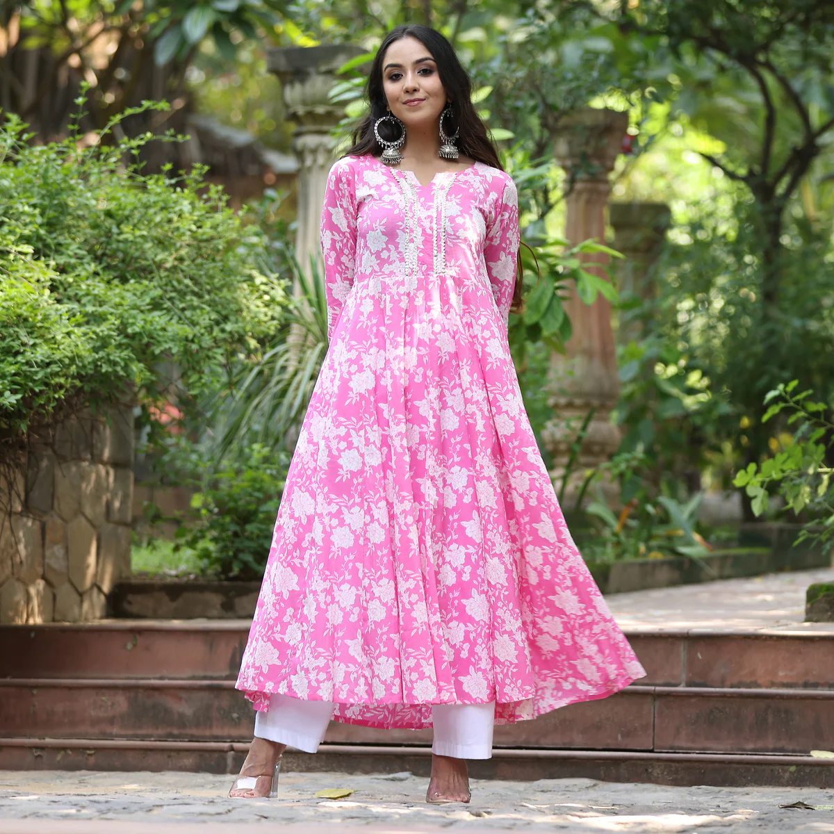 Phul Gota Cotton Kurta - Image 7