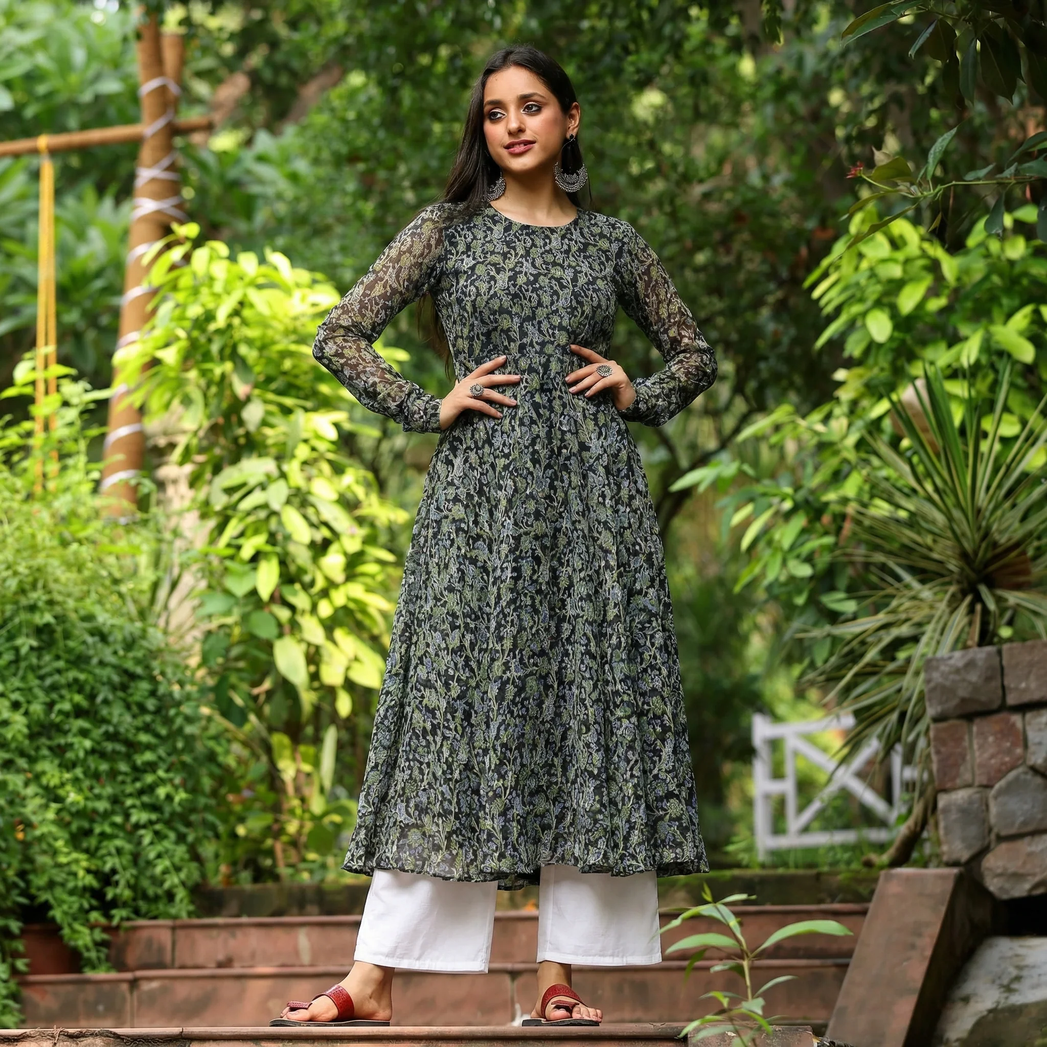 Prana Georgette Kurta - Image 2