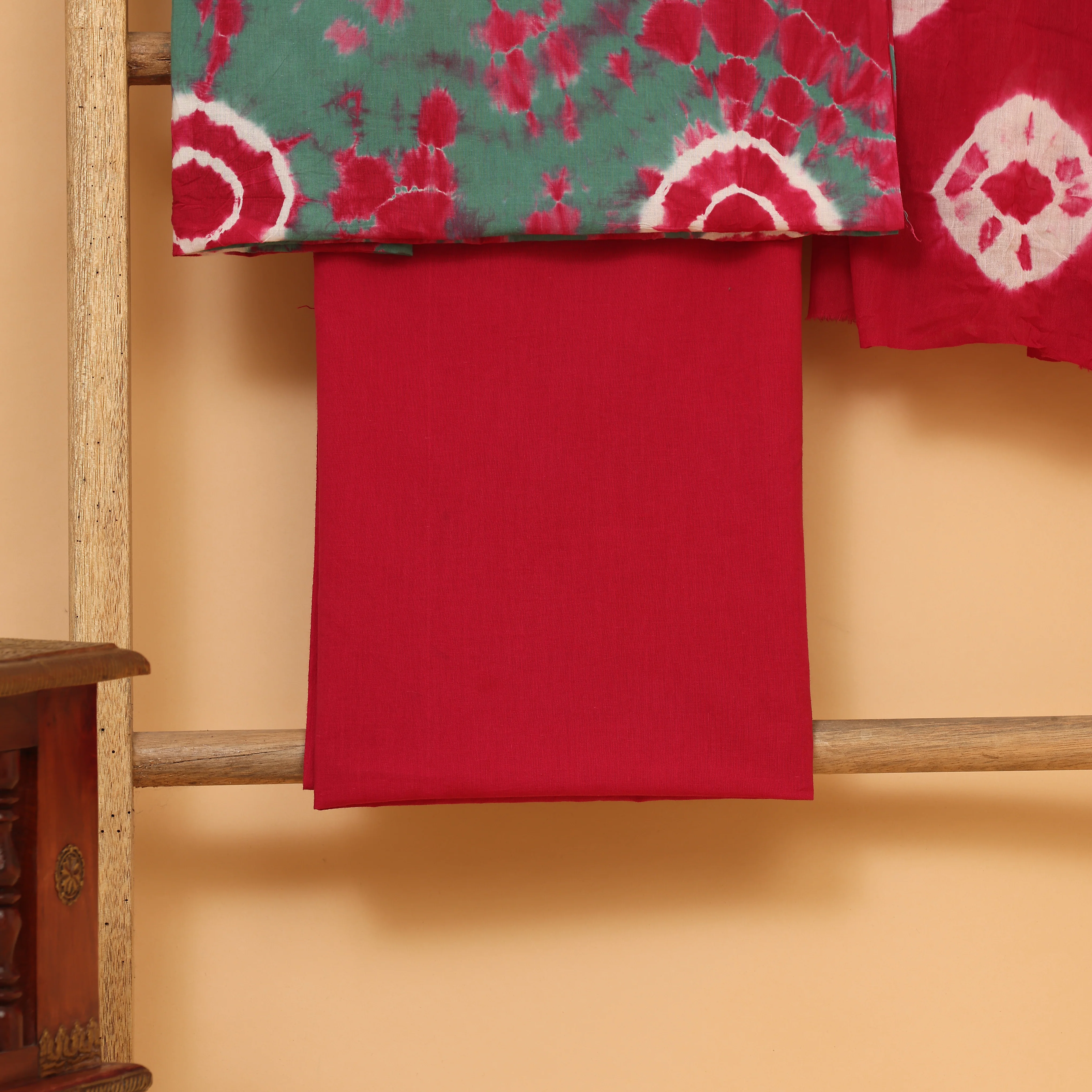 Doma Dye printed cotton  unstitched Suit set - Image 3