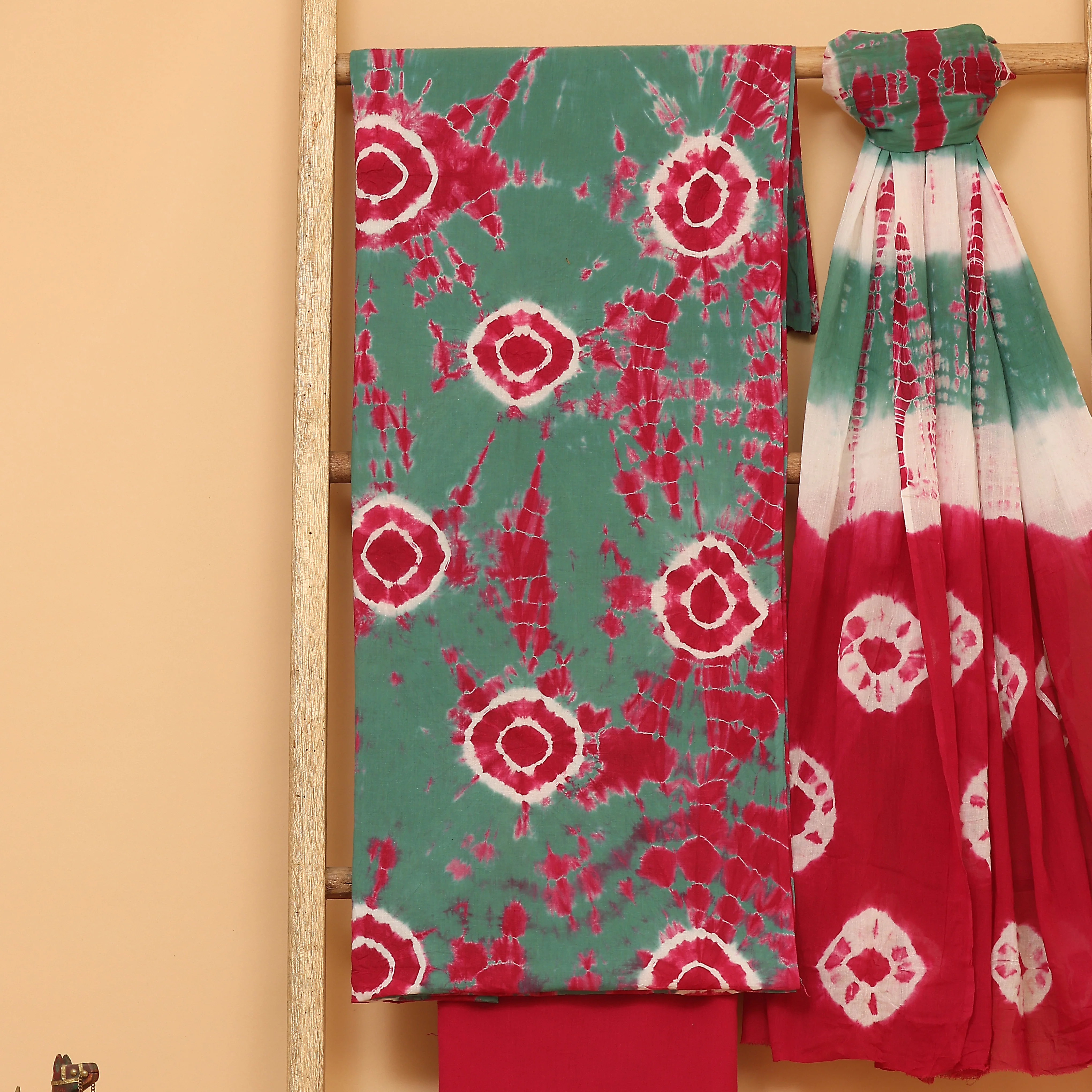 Doma Dye printed cotton  unstitched Suit set - Image 4
