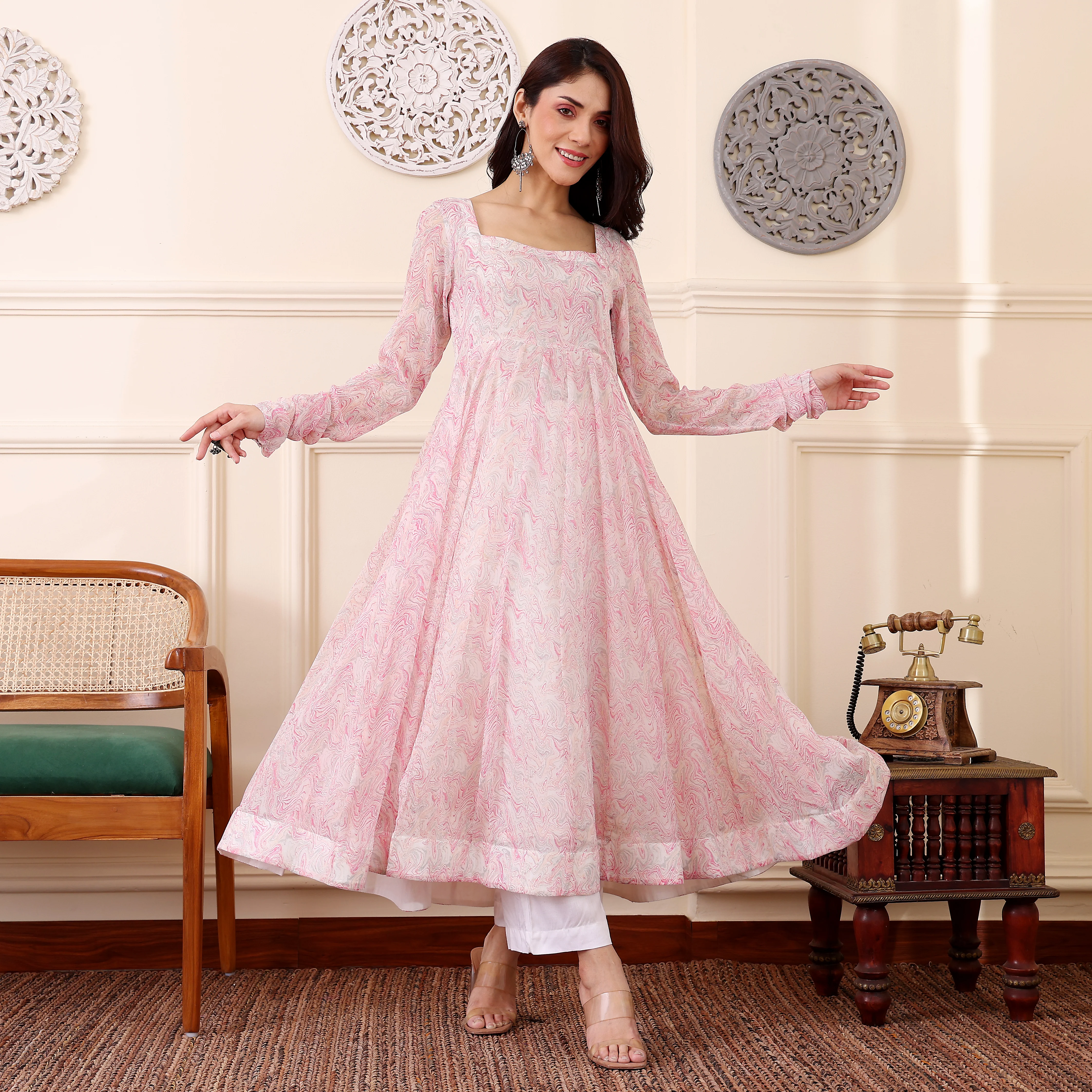 Raisha Georgette Kurta - Image 2