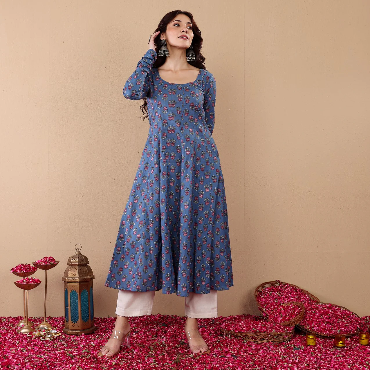 Naisha Cotton Kalidaar Kurta - Image 3