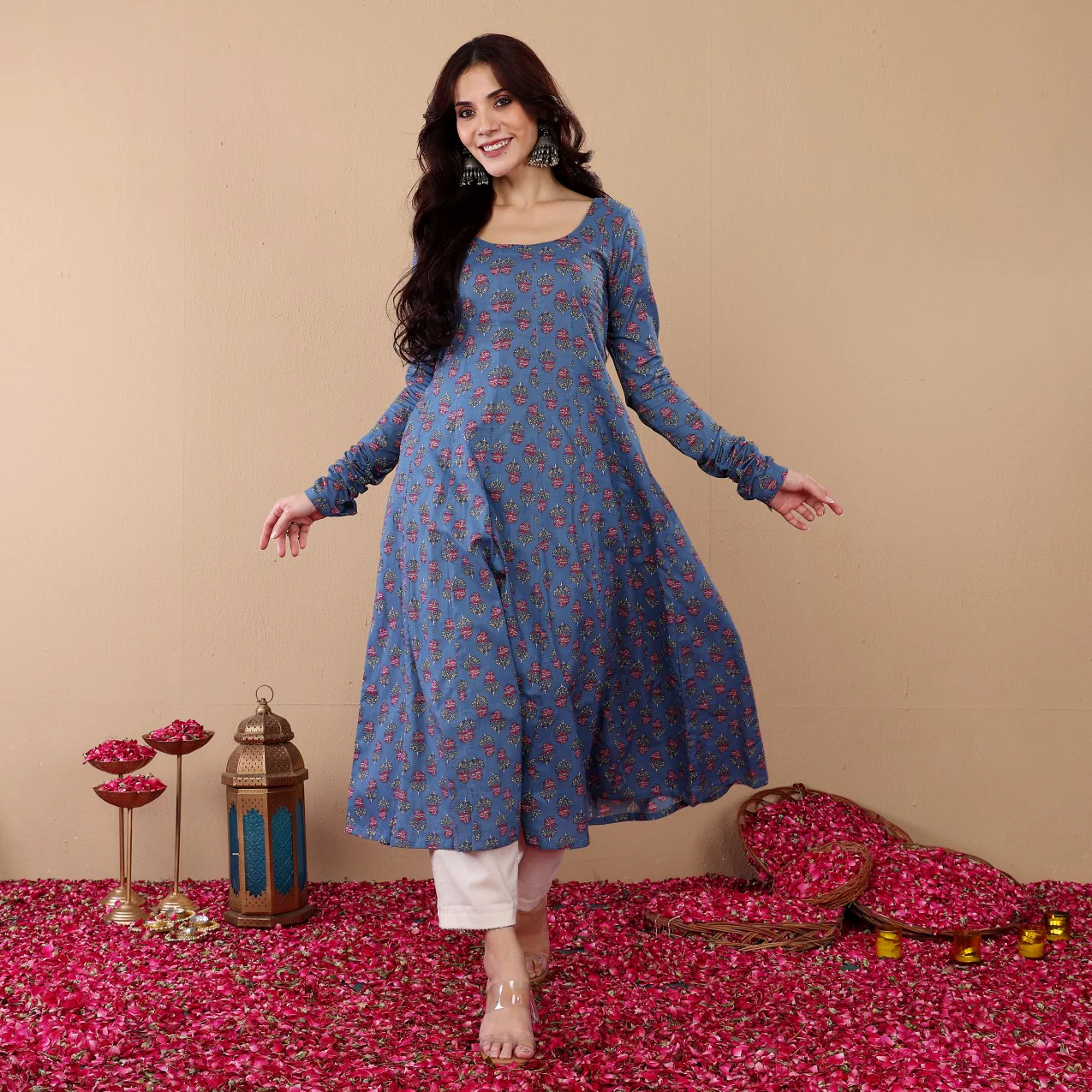 Naisha Cotton Kalidaar Kurta - Image 5