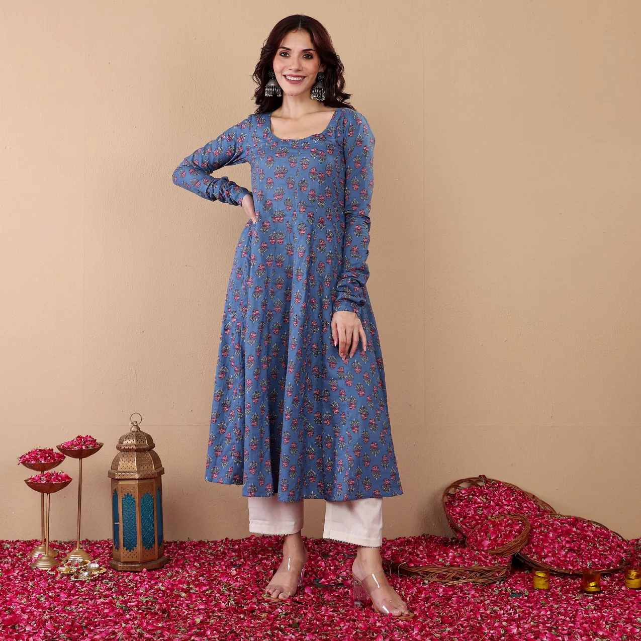 Naisha Cotton Kalidaar Kurta - Image 7