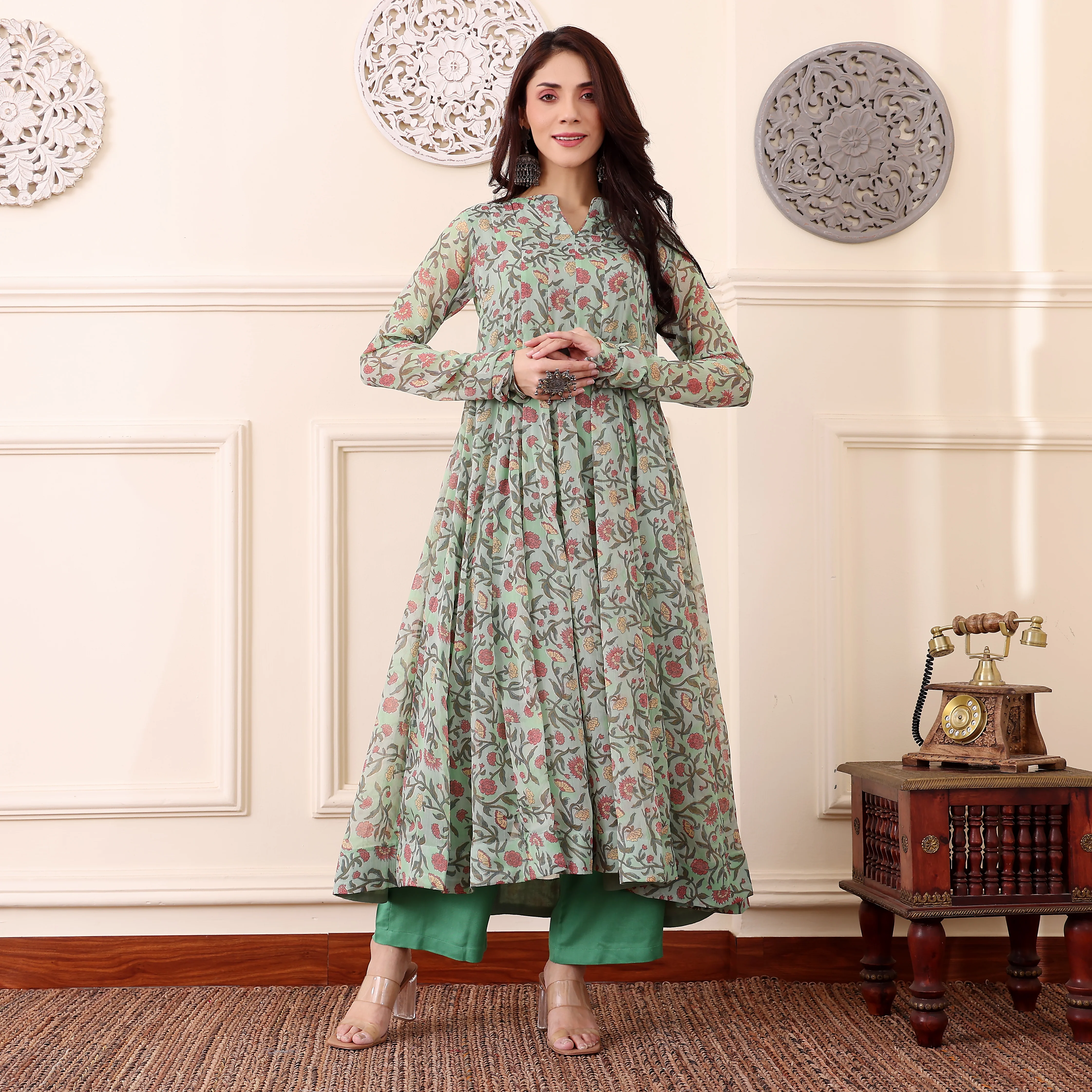 Nakusha Georgette Kurta - Image 5